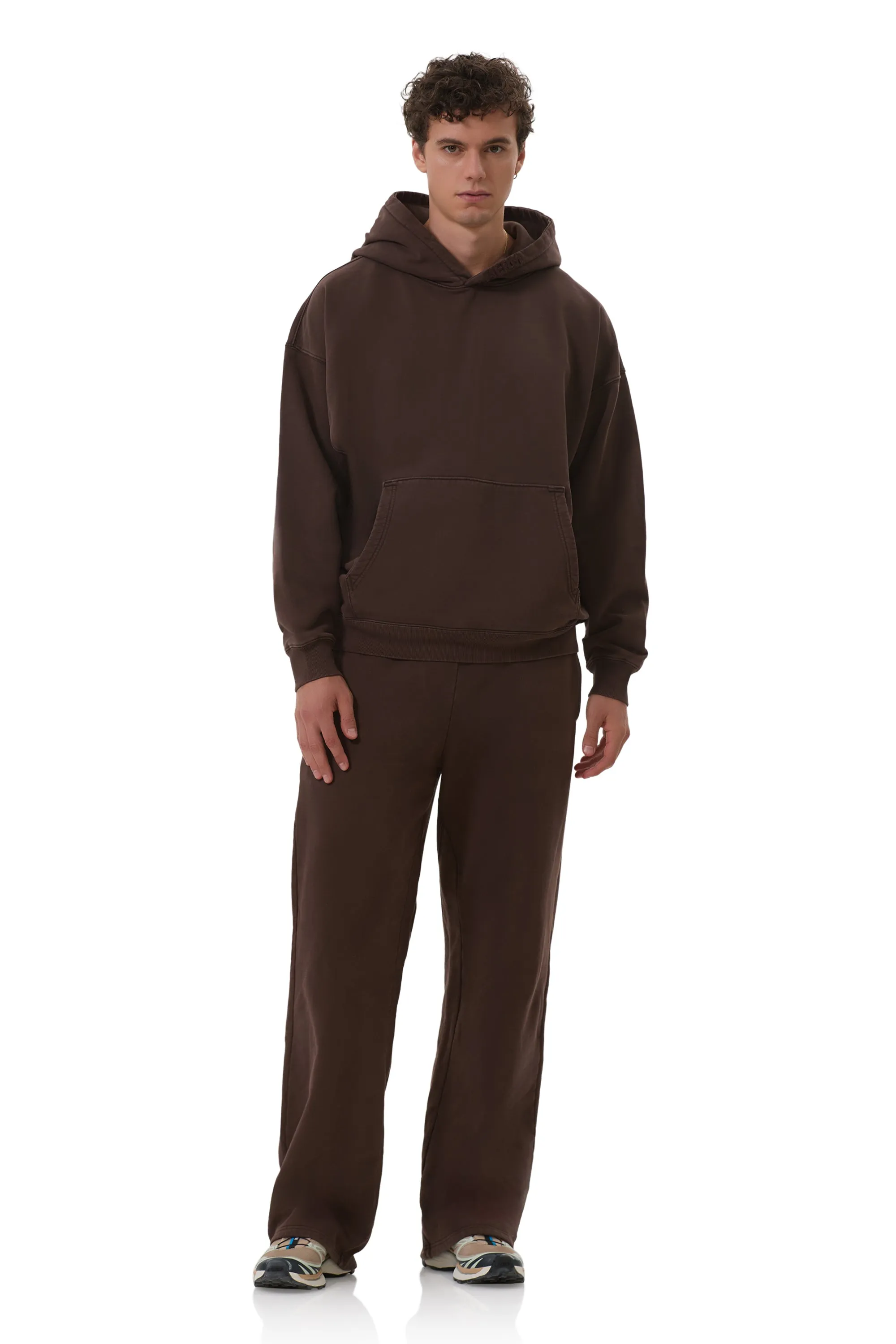 Finely Straight Leg Sweatpant - Espresso sold by AFRM