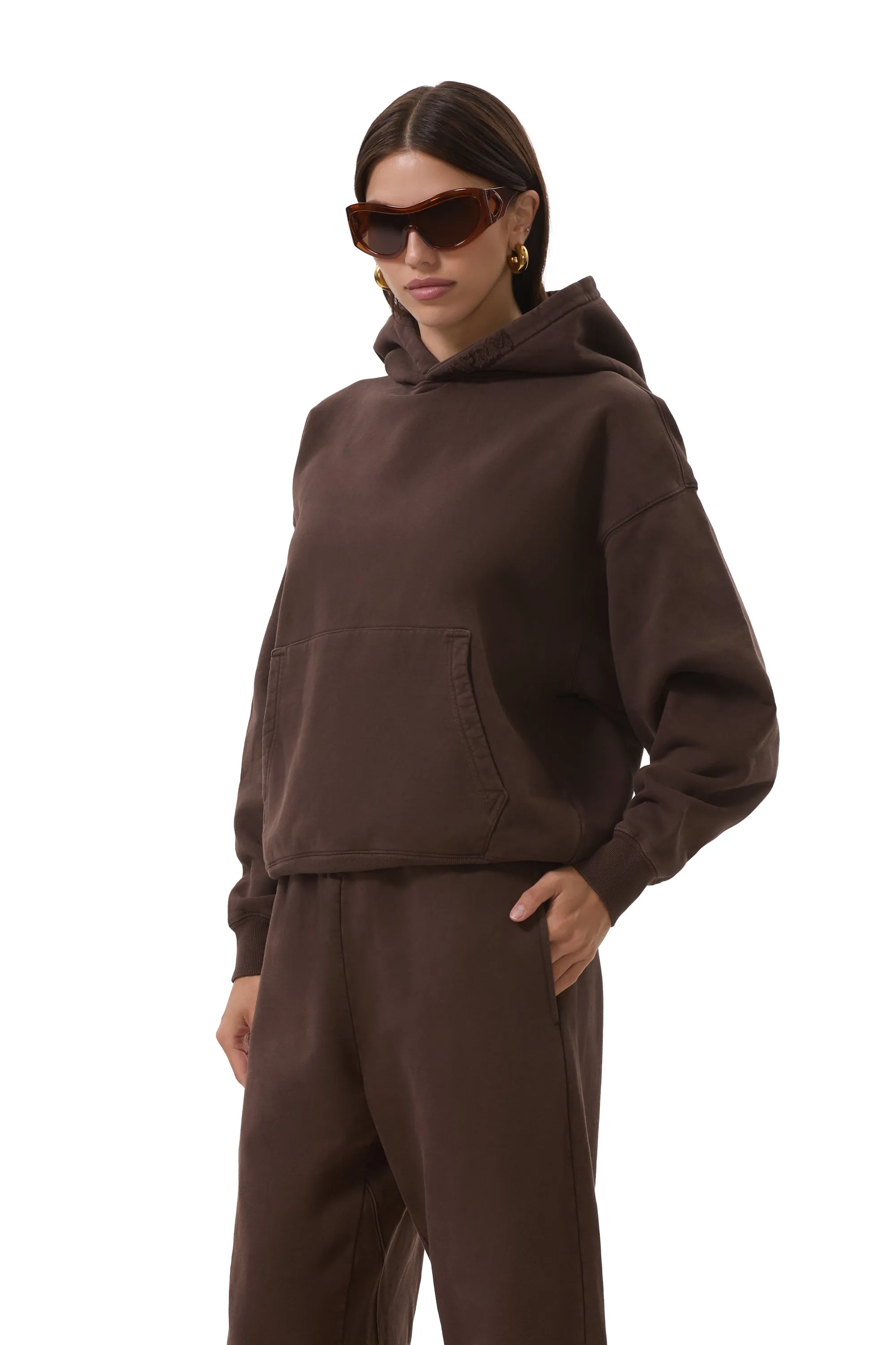 Blake Pullover Hoodie - Espresso sold by AFRM product image thumbnail 5