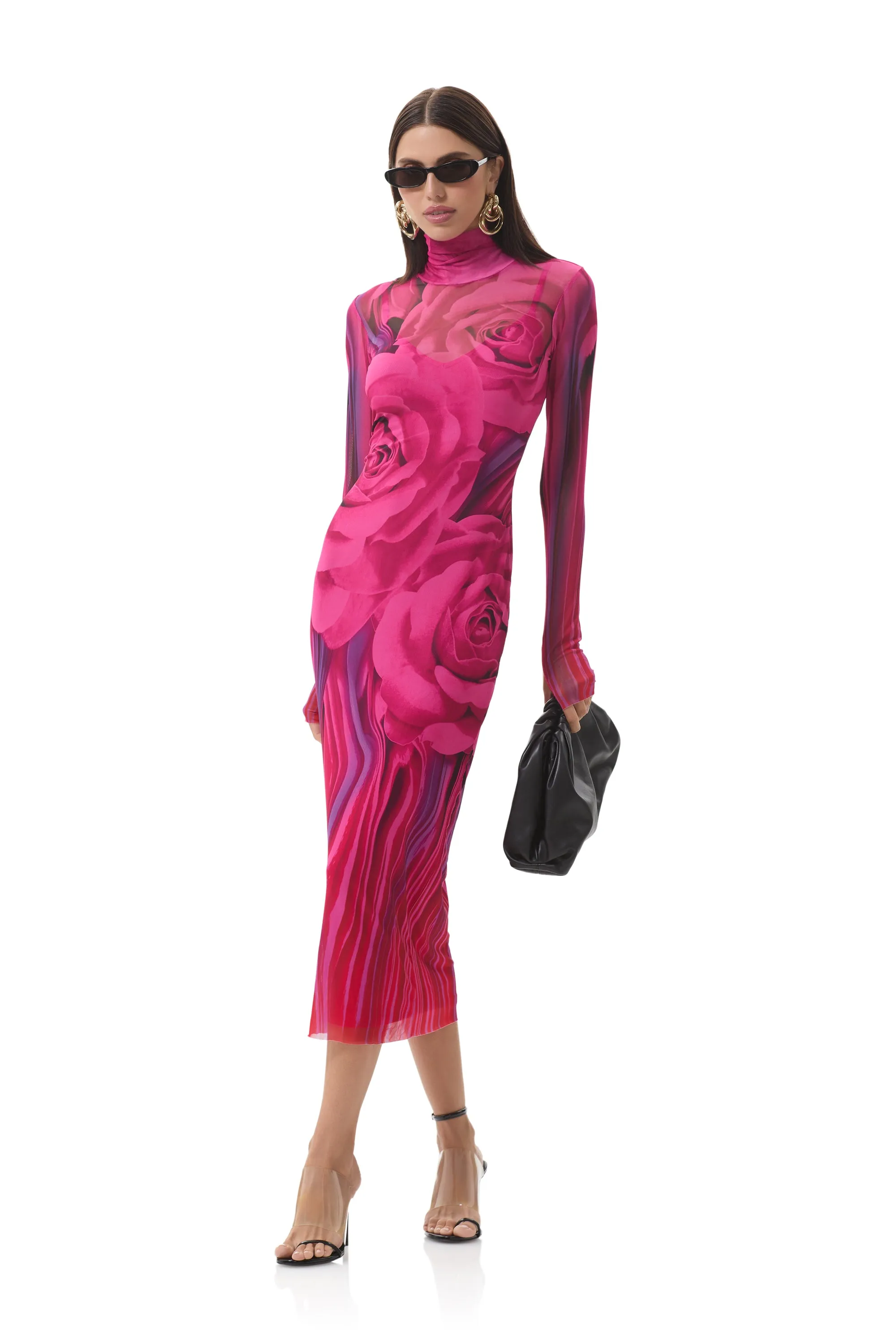 Shailene Dress - Fuchsia Rose sold by AFRM