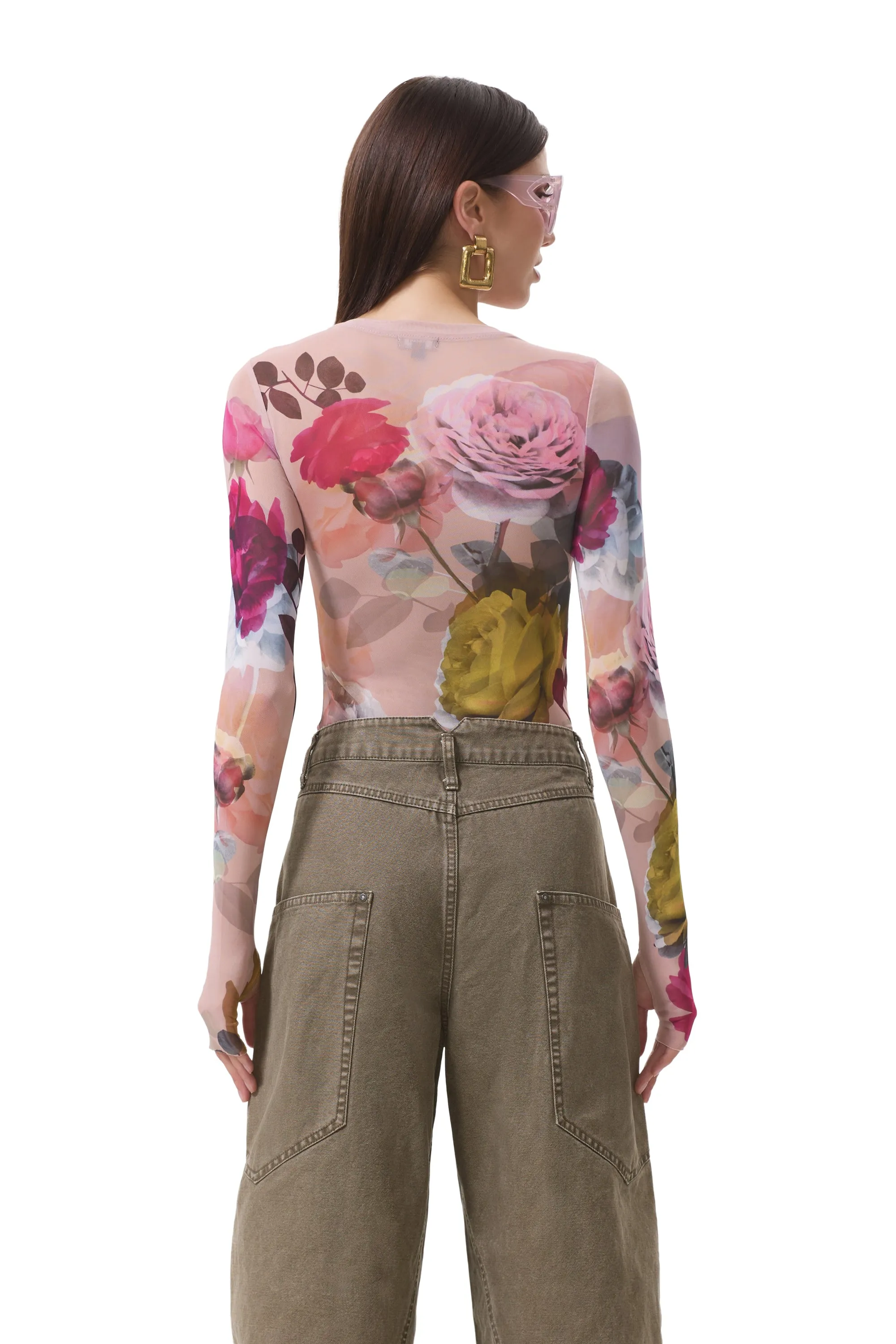 Kaylee Top - Placed Photo Rose sold by AFRM product image thumbnail 2