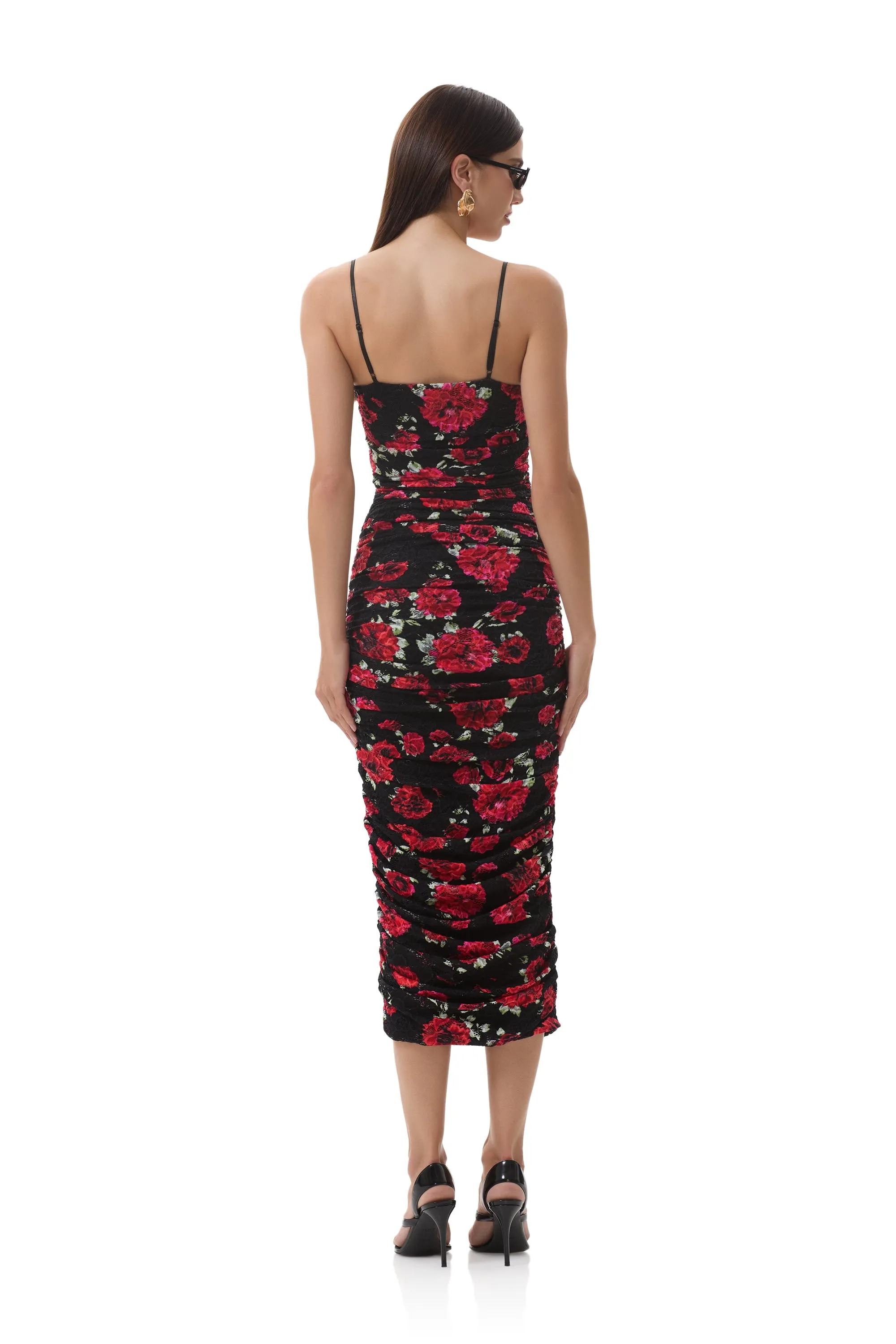 Hazel Crochet Lace Dress - Painted Roses sold by AFRM product image thumbnail 4