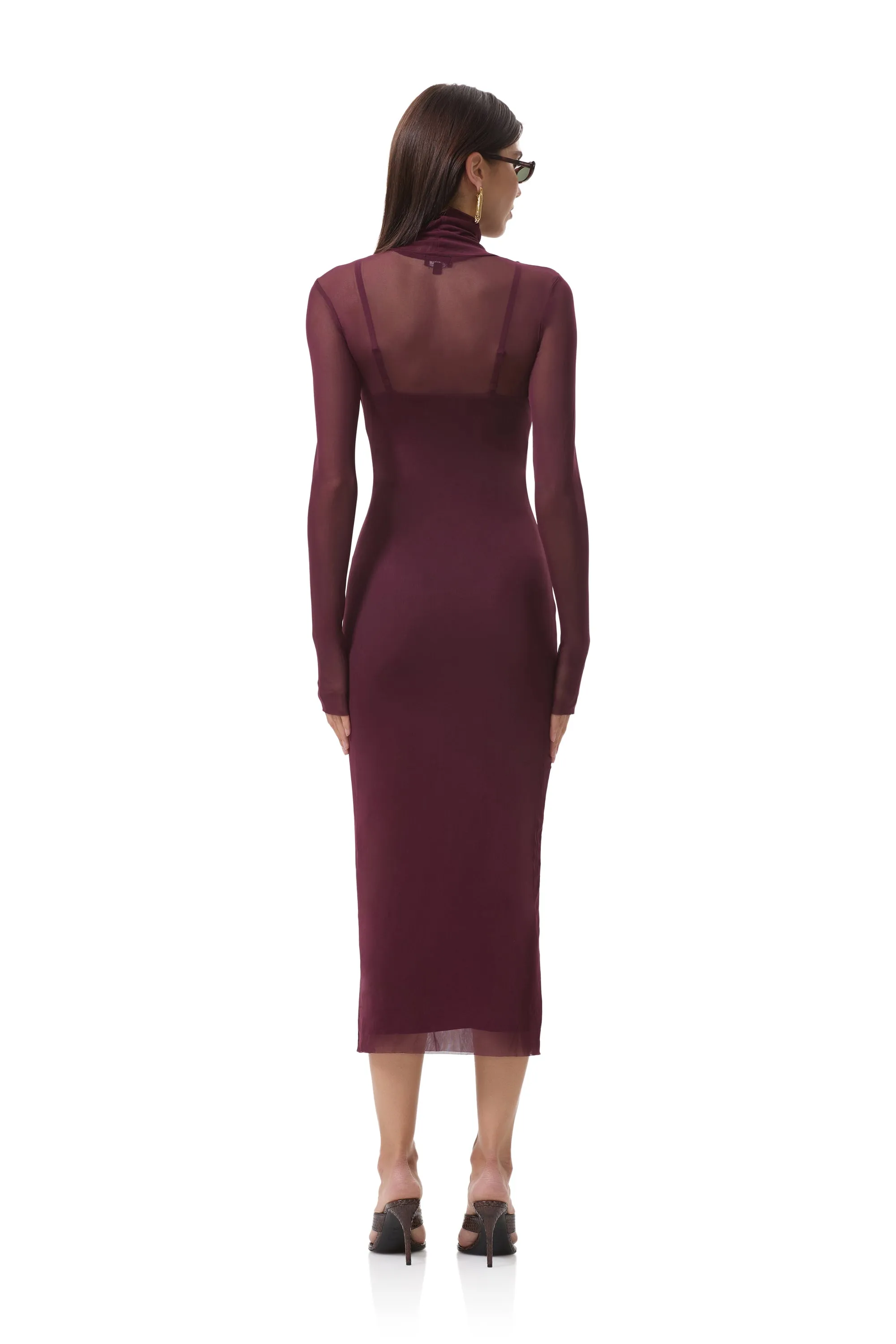 Shailene Dress - Fig sold by AFRM product image thumbnail 4