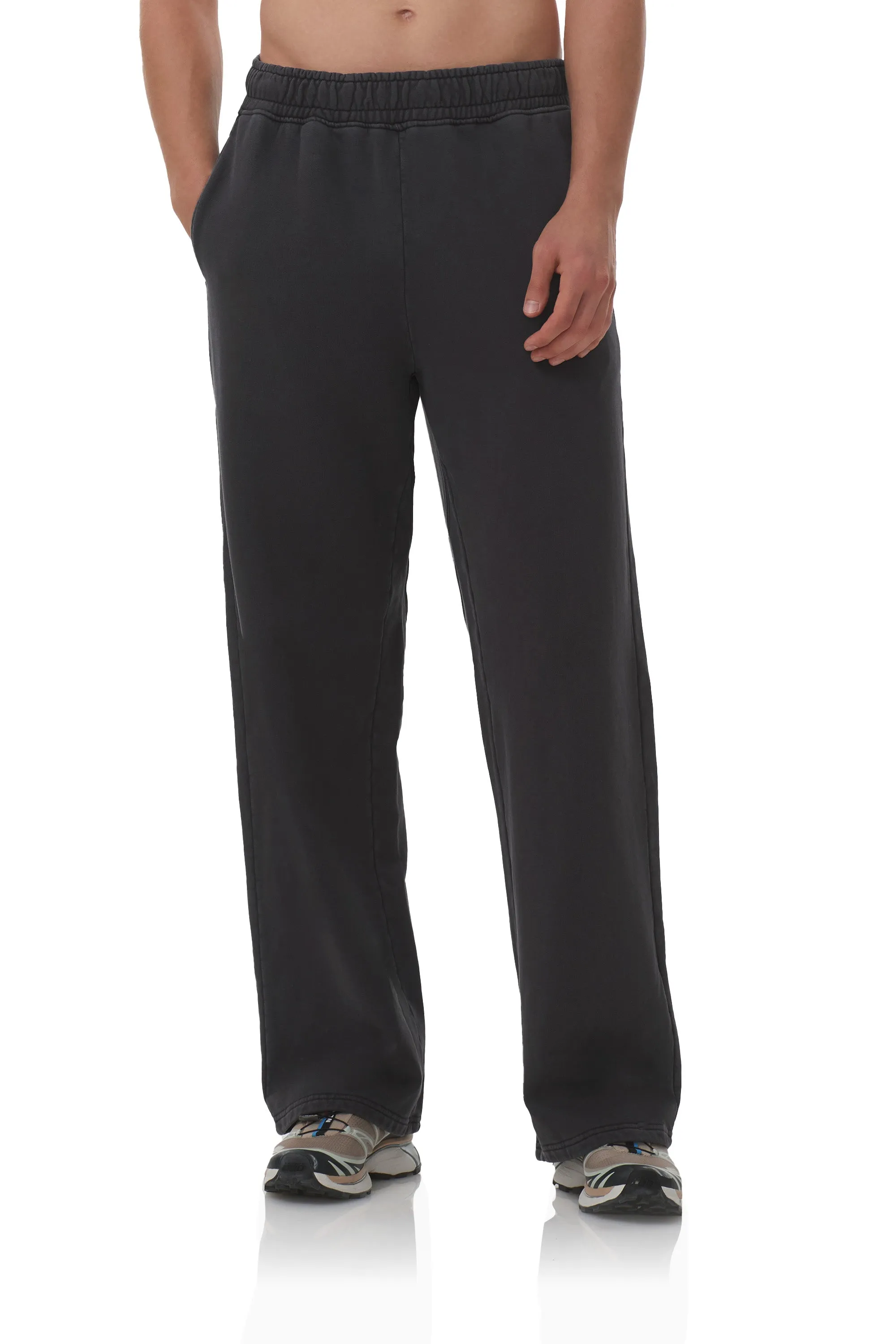 Finely Straight Leg Sweatpant - Onyx sold by AFRM product image thumbnail 2