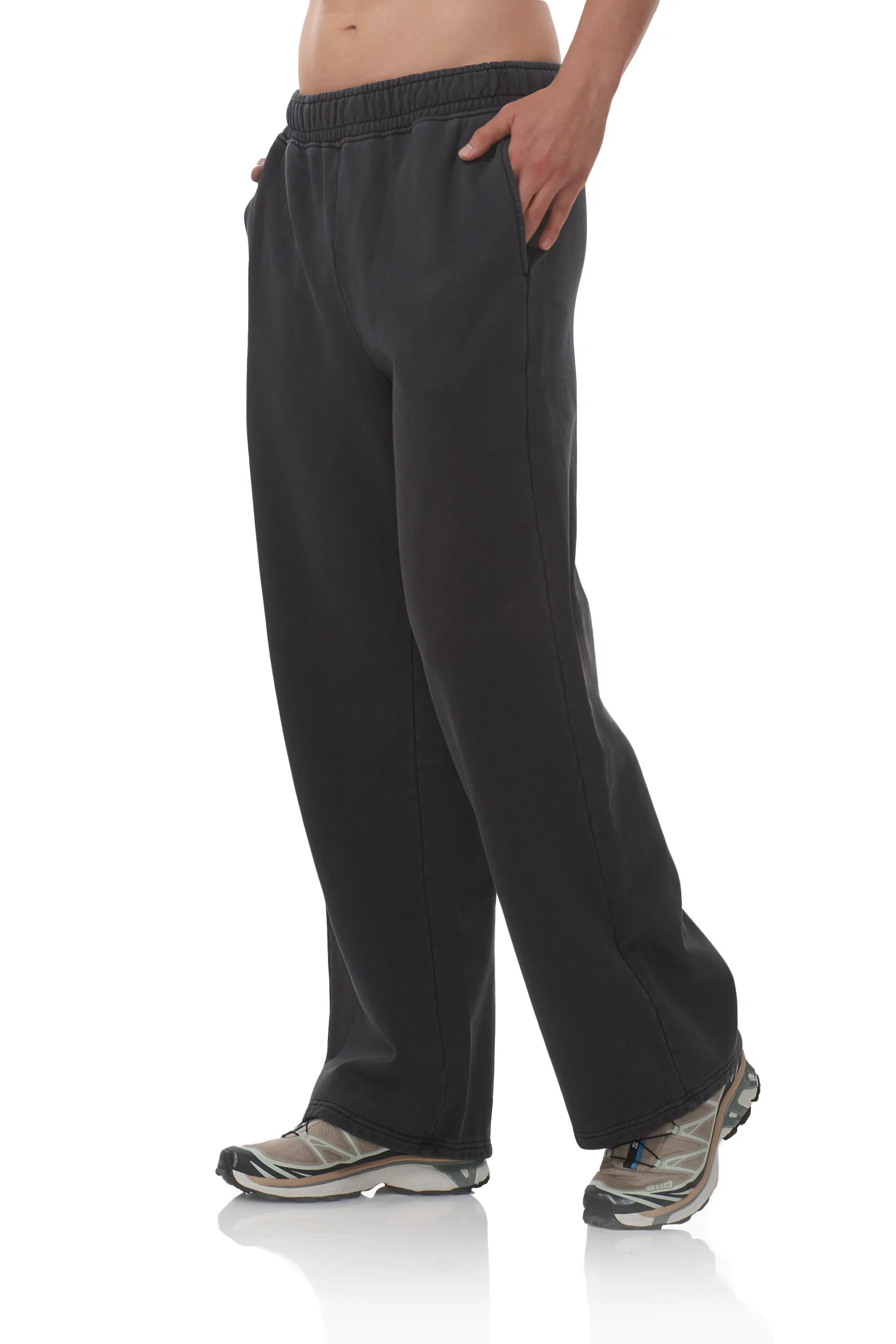 Finely Straight Leg Sweatpant - Onyx sold by AFRM product image thumbnail 4