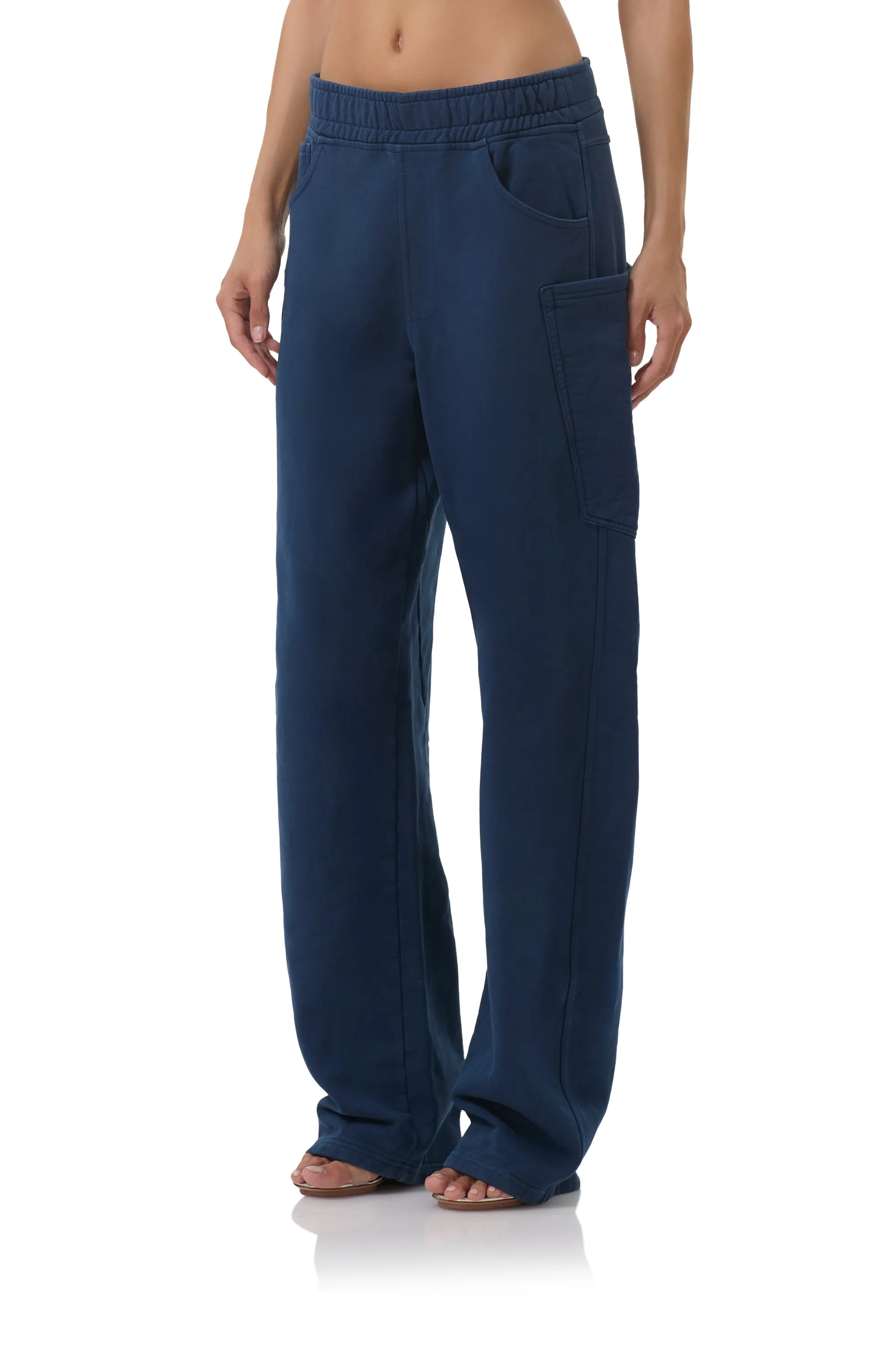 Ryan Barrel Sweatpant - Midnight sold by AFRM product image thumbnail 5