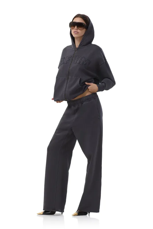 Finely Straight Leg Sweatpant - Onyx sold by AFRM