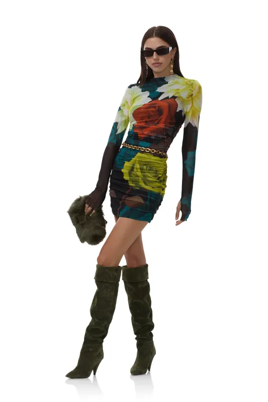 Darcie Dress - Citron Blossom sold by AFRM