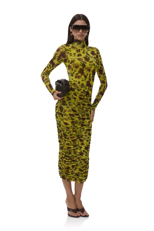 Cruz Dress - Citron Haze Floral sold by AFRM