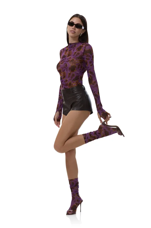 Kaylee Top - Violet Haze Floral sold by AFRM