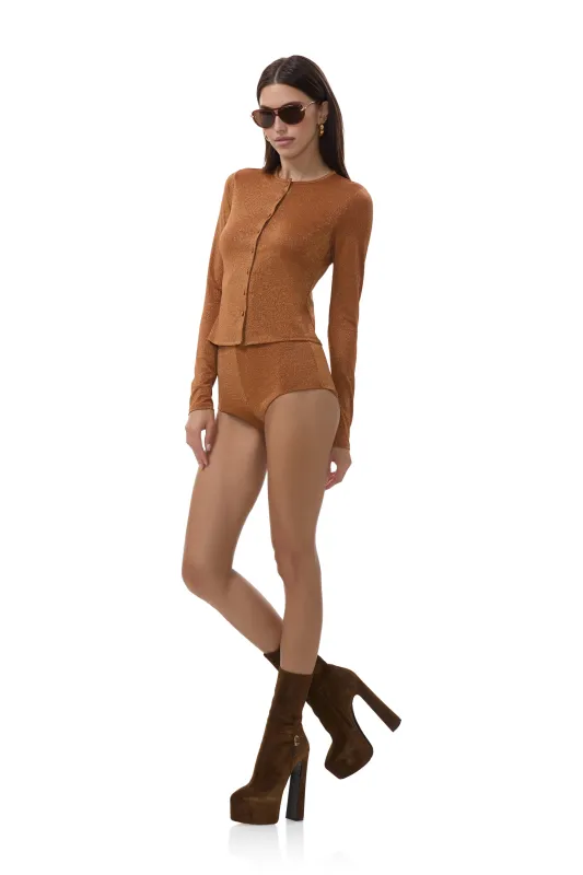 Linda Cardigan - Bronze made by AFRM