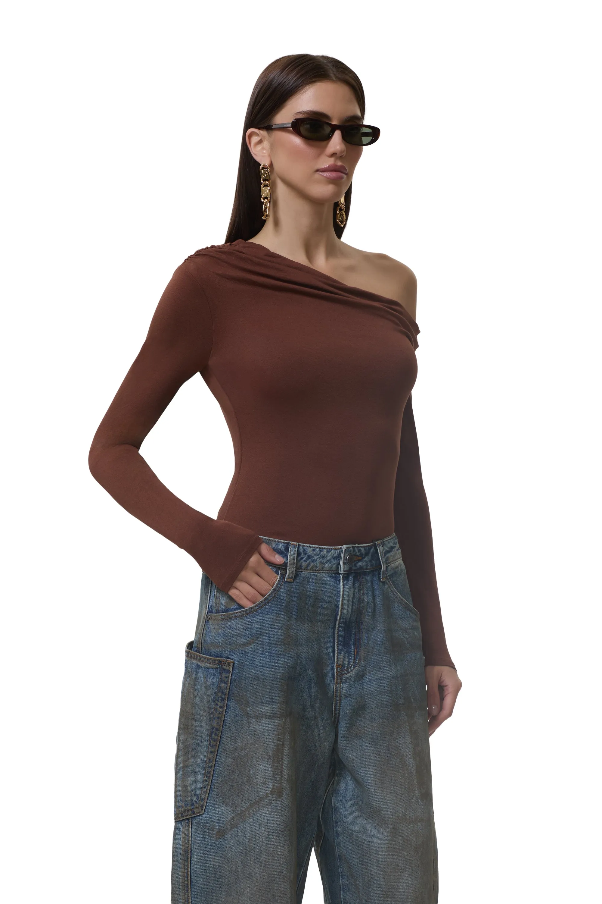 Bria Top - Cappuccino sold by AFRM product image thumbnail 3