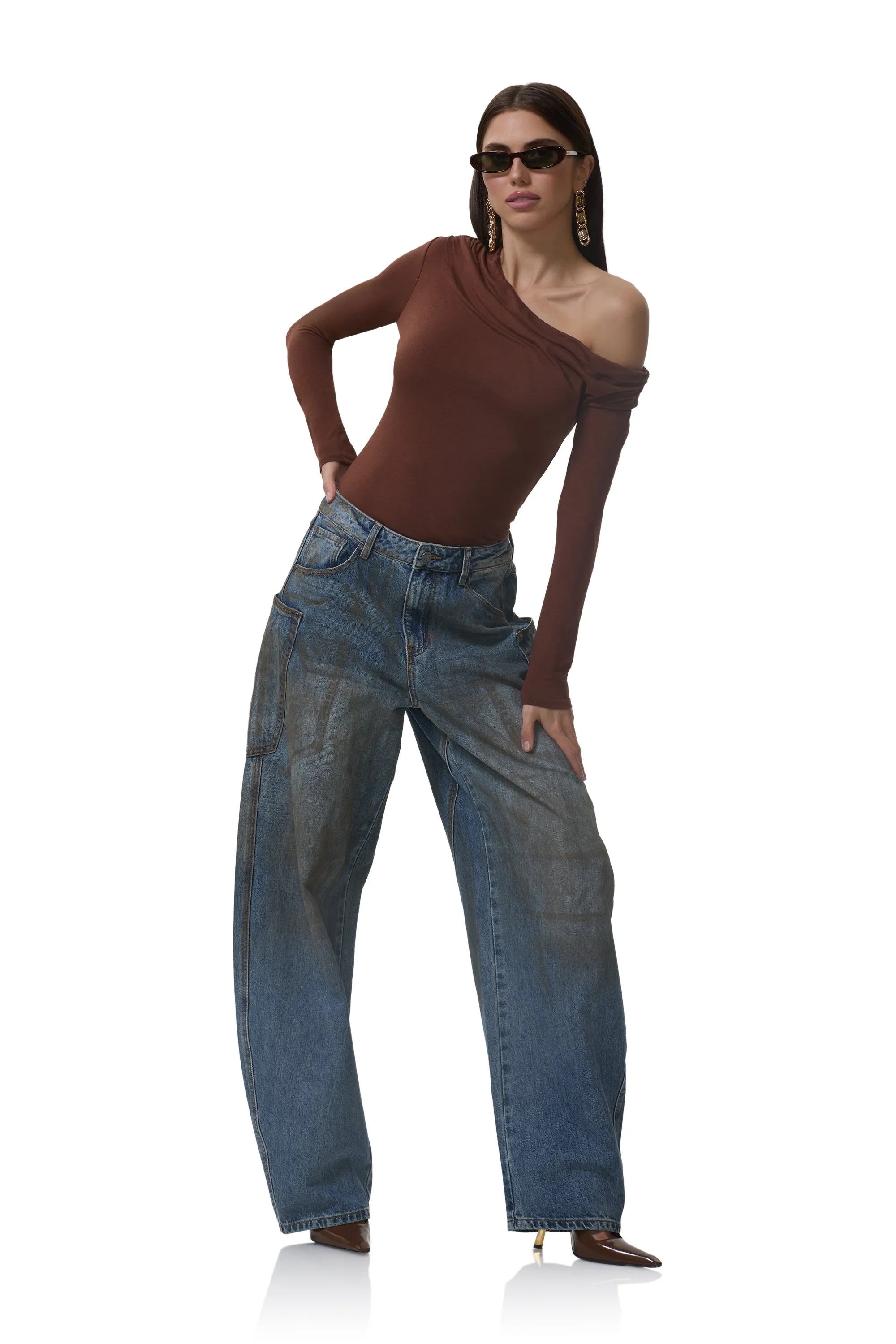 Bria Top - Cappuccino sold by AFRM