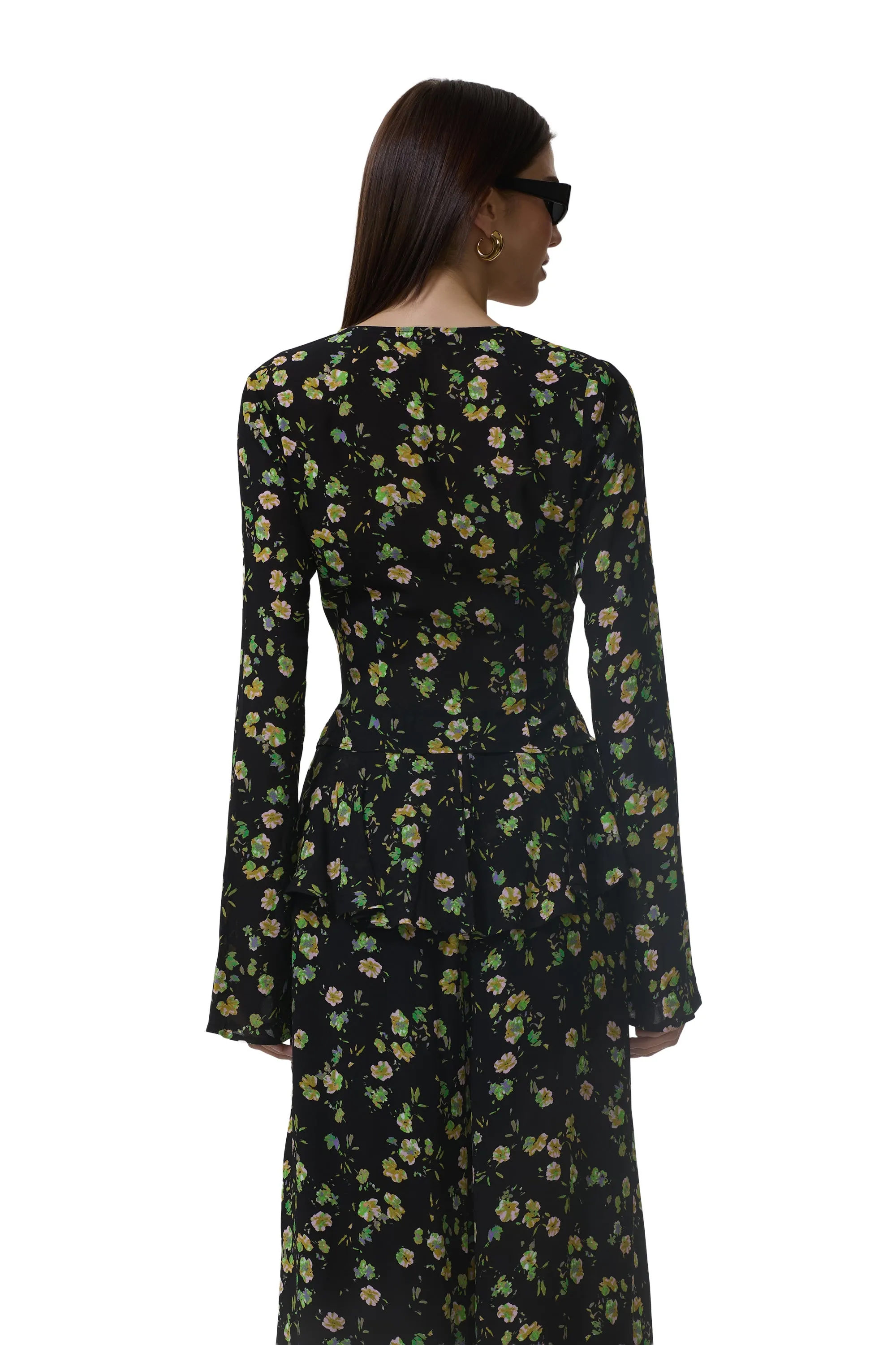 Tyra Top - Citrus Ditsy sold by AFRM product image thumbnail 4