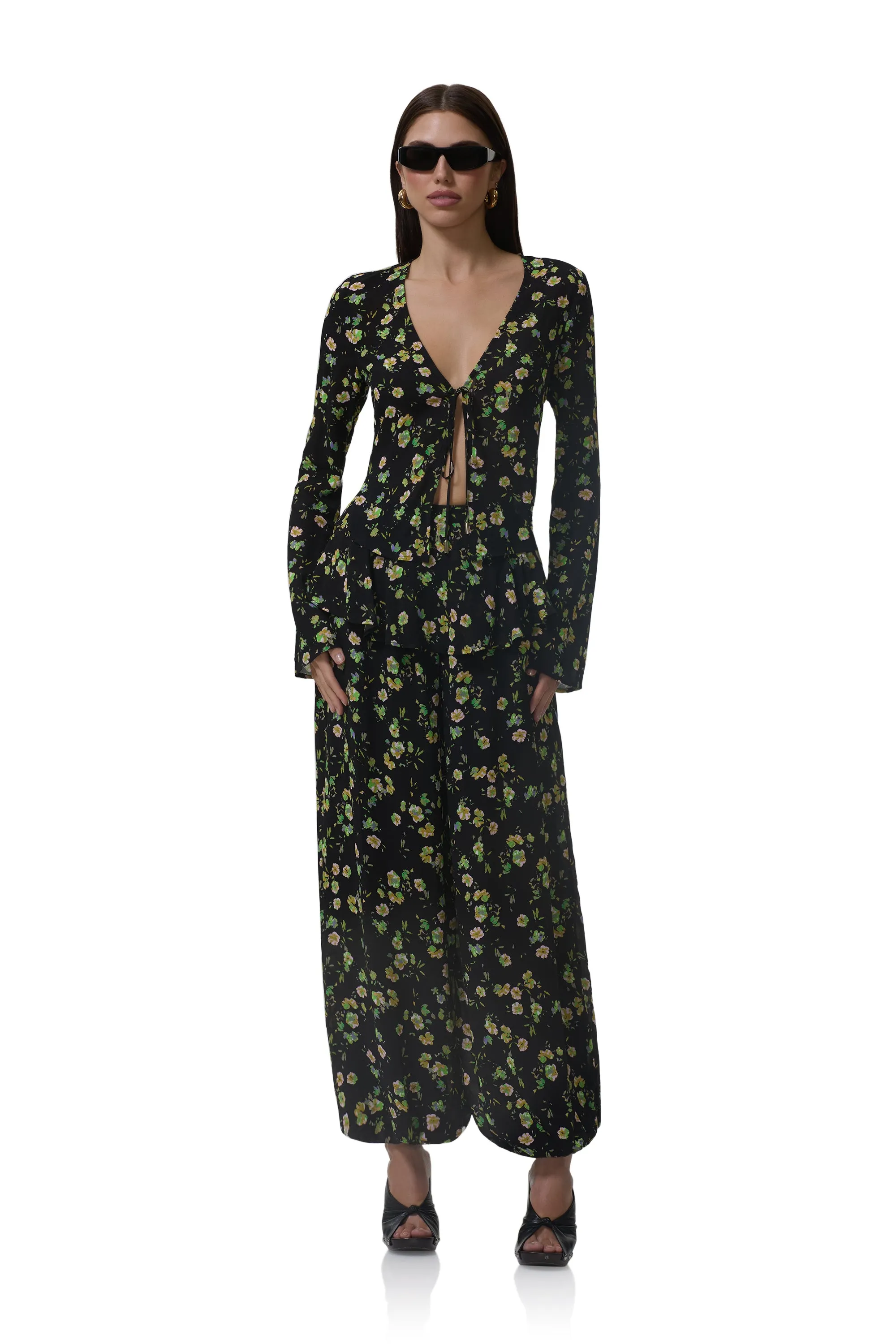 Tyra Top - Citrus Ditsy sold by AFRM