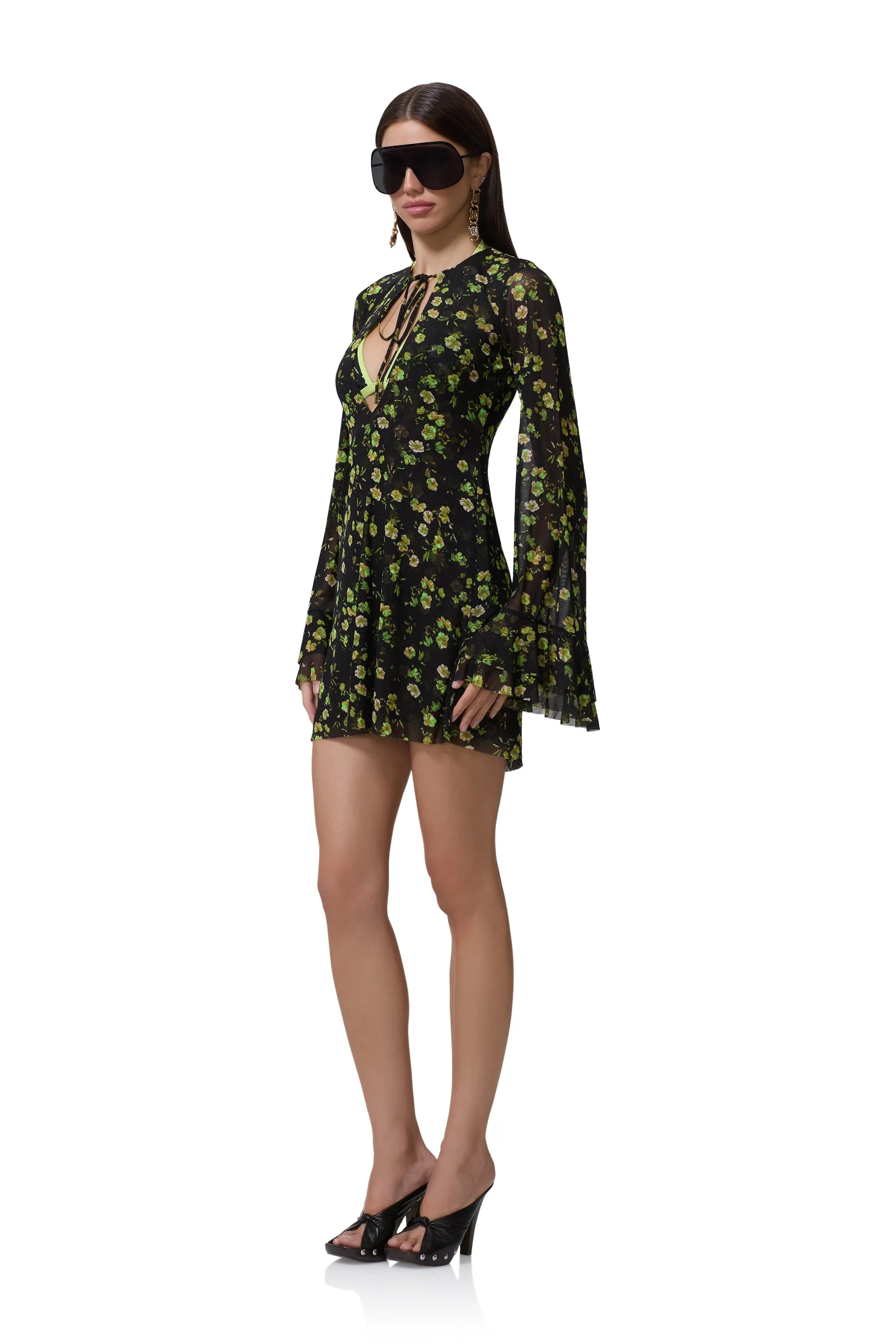 Kori Dress - Citrus Ditsy sold by AFRM product image thumbnail 3