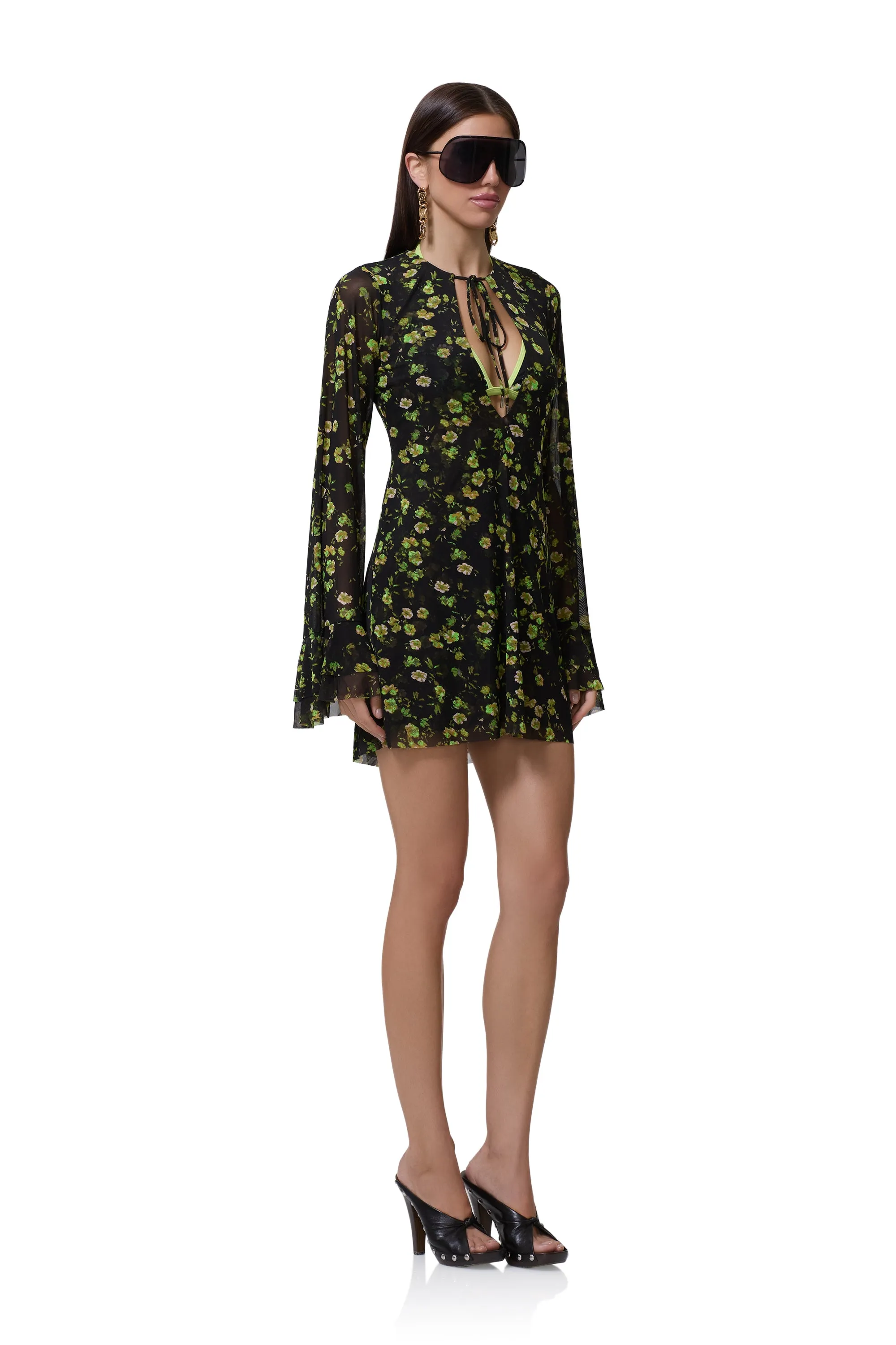 Kori Dress - Citrus Ditsy sold by AFRM product image thumbnail 2