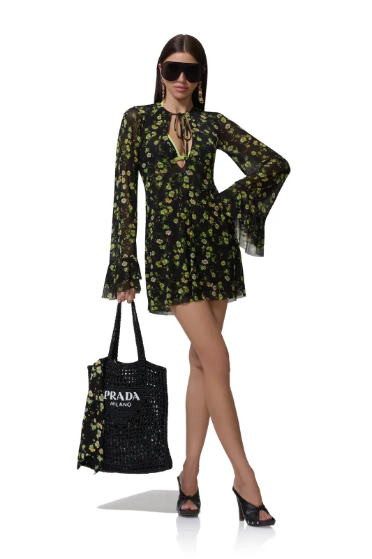 Kori Dress - Citrus Ditsy sold by AFRM