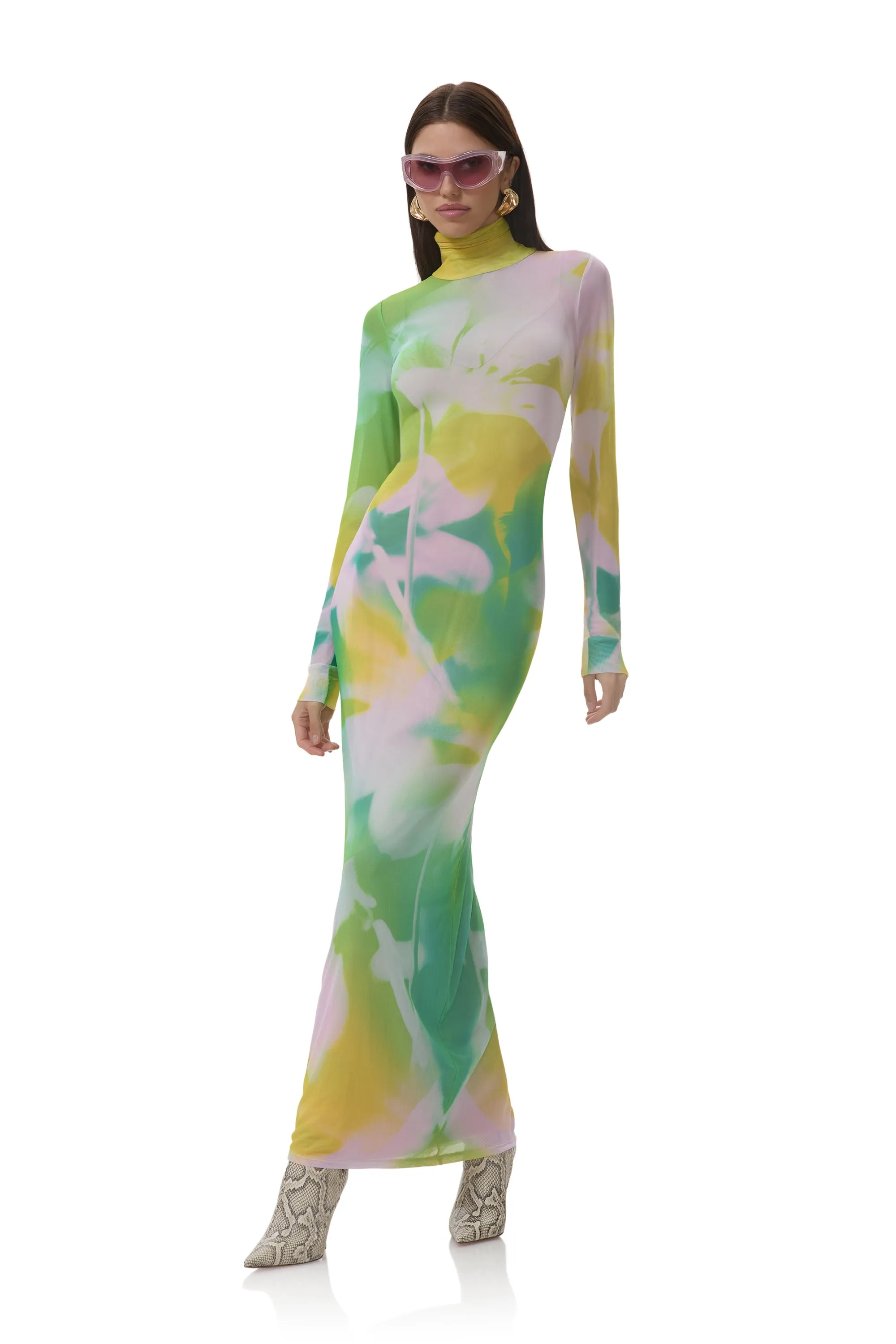 Billie Dress - Sunblur Blossom sold by AFRM