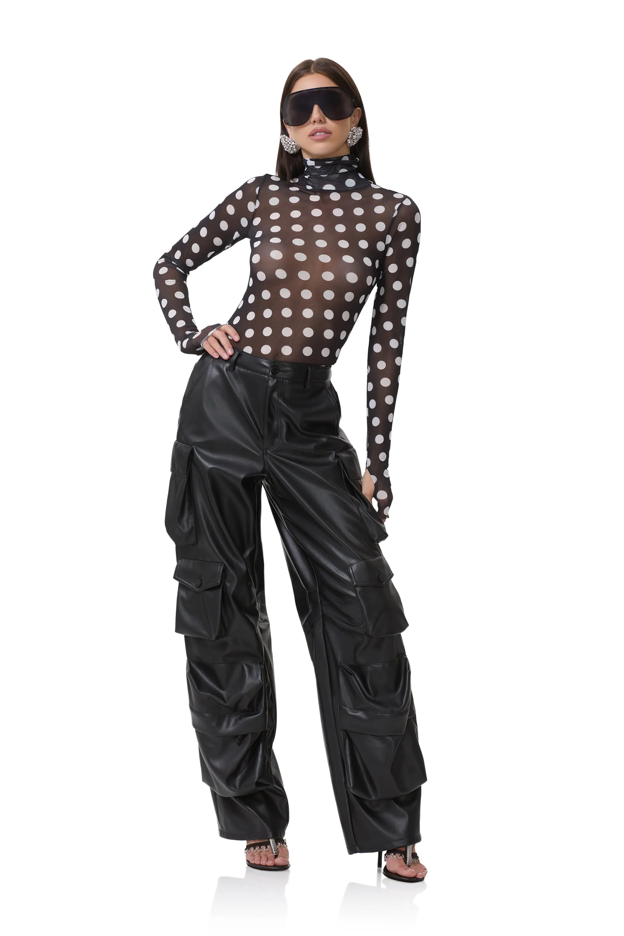 Zadie Top - Diagonal Dot sold by AFRM