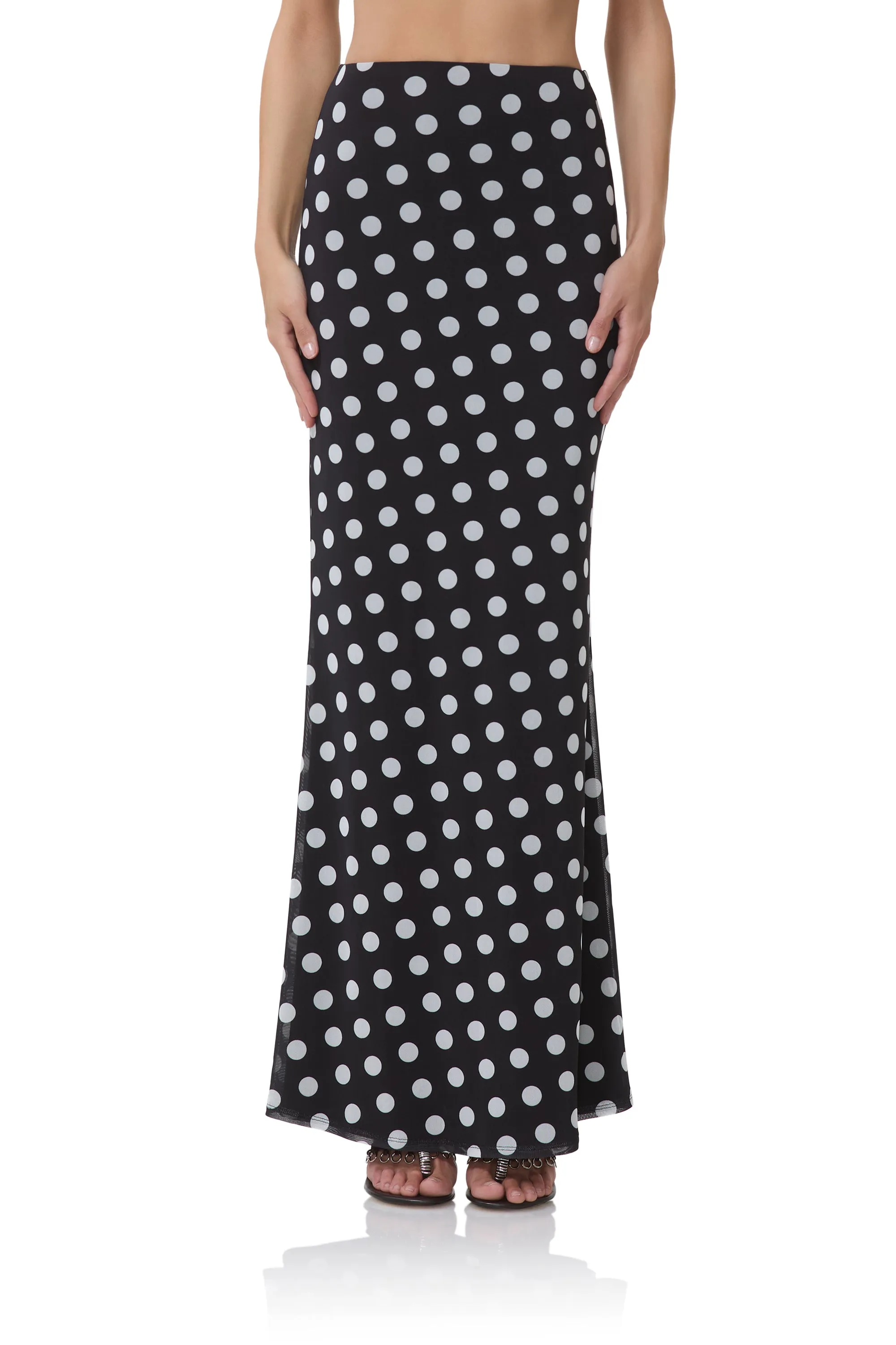 Tegan Skirt - Diagonal Dot sold by AFRM product image thumbnail 3