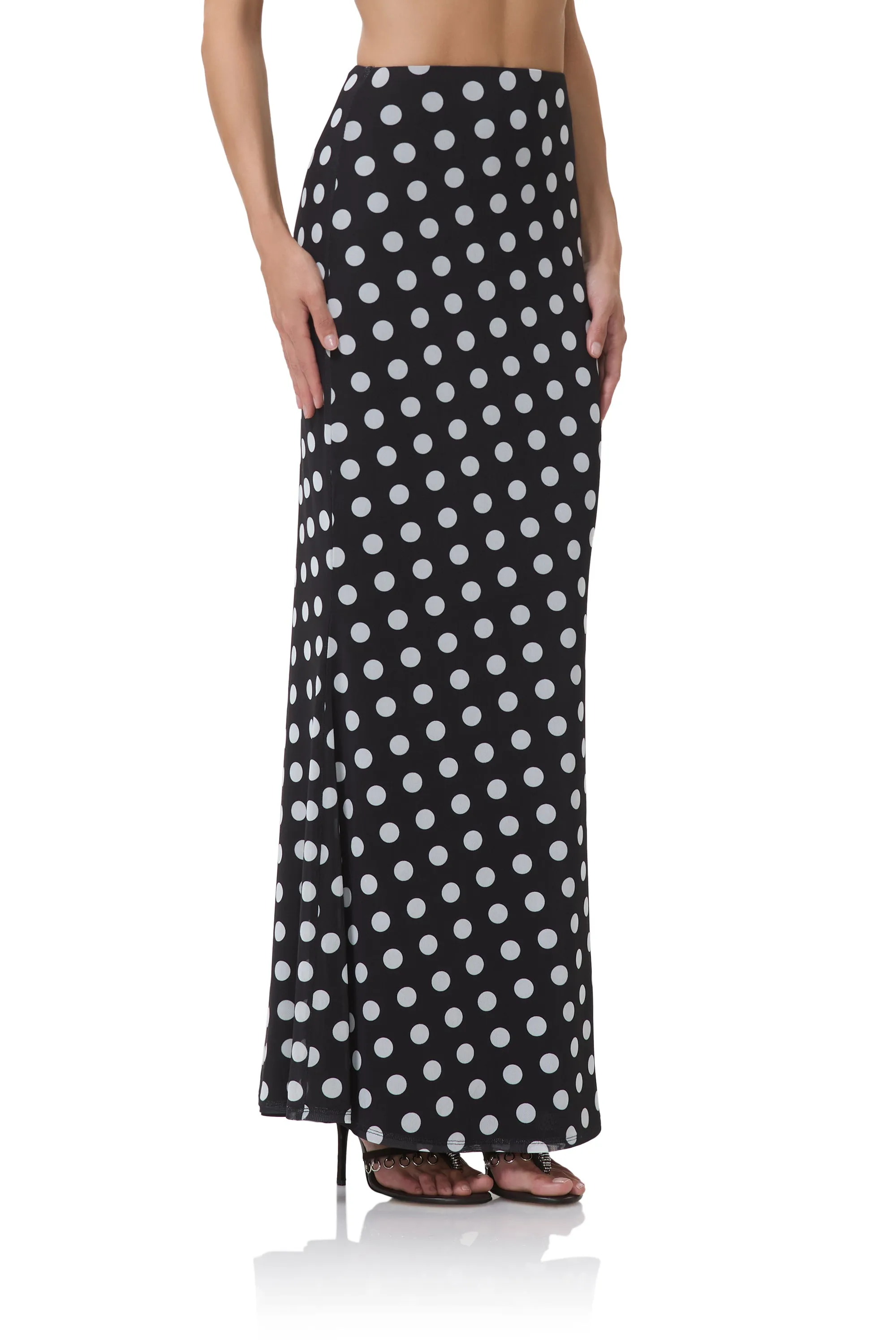 Tegan Skirt - Diagonal Dot sold by AFRM product image thumbnail 5