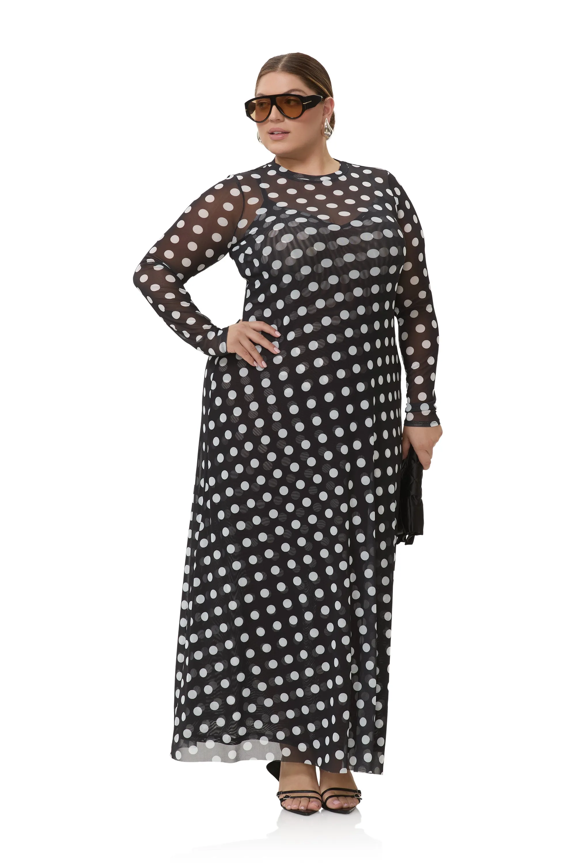 Paola Dress - Diagonal Dot sold by AFRM product image thumbnail 4