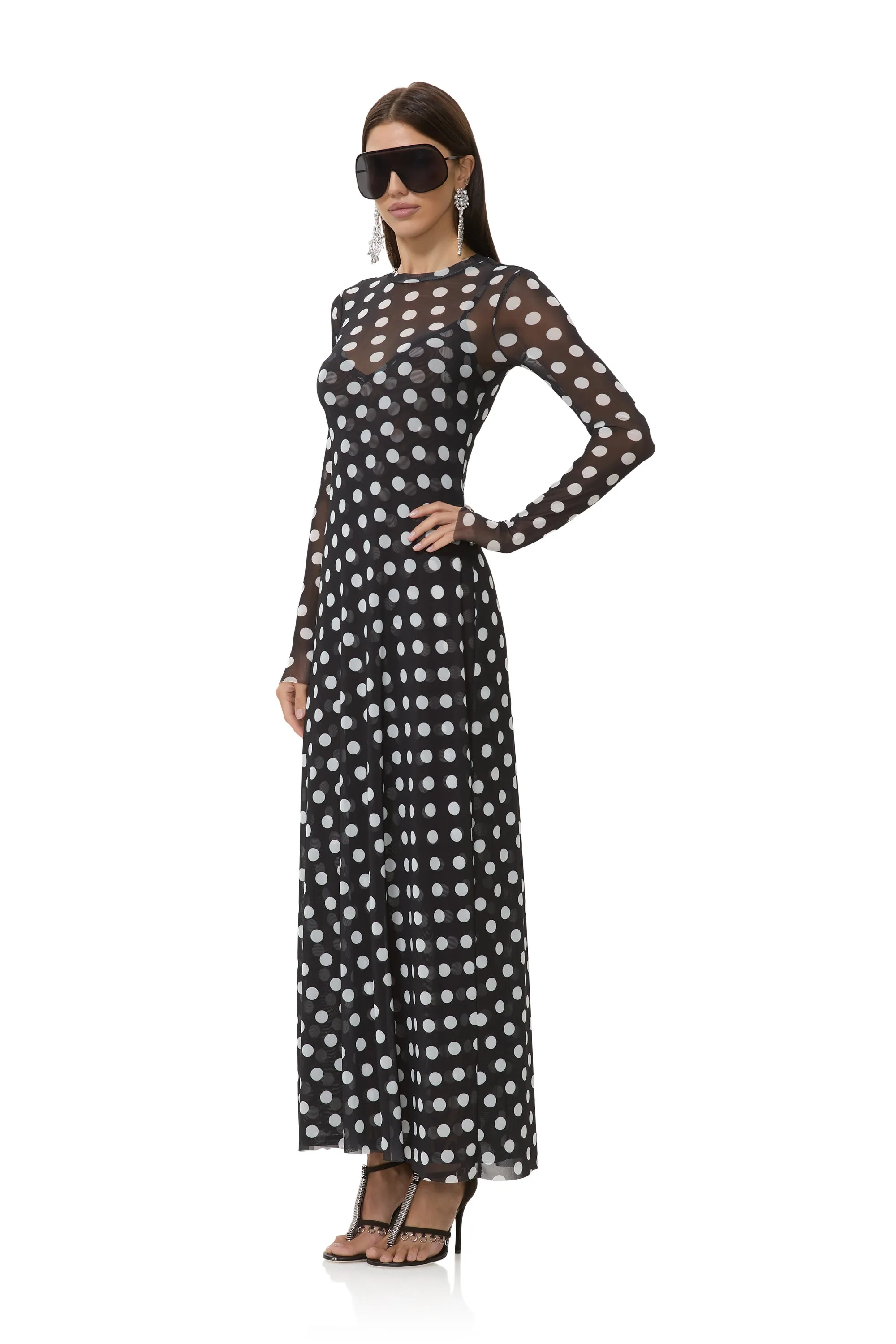 Paola Dress - Diagonal Dot sold by AFRM product image thumbnail 5