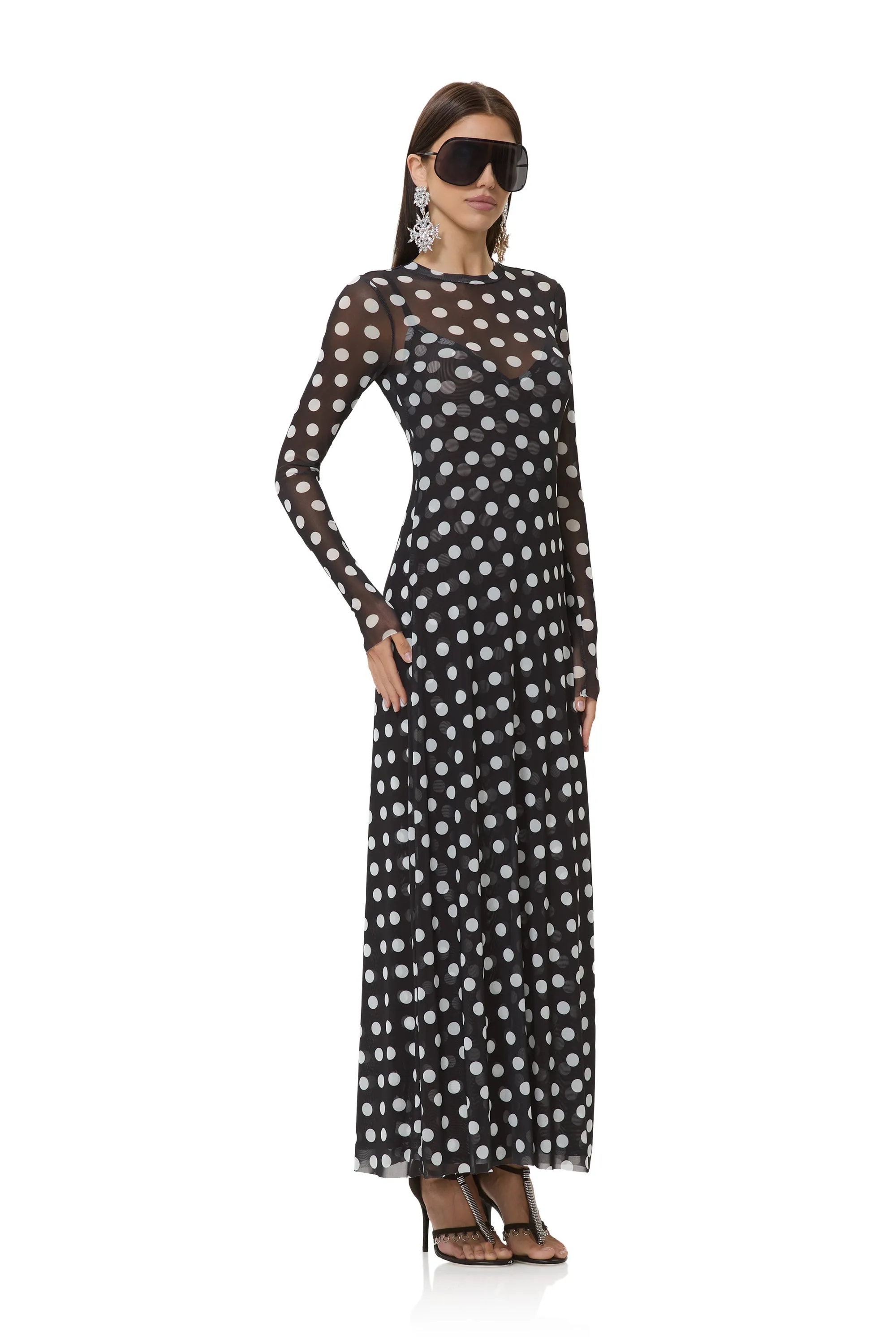 Paola Dress - Diagonal Dot sold by AFRM product image thumbnail 3