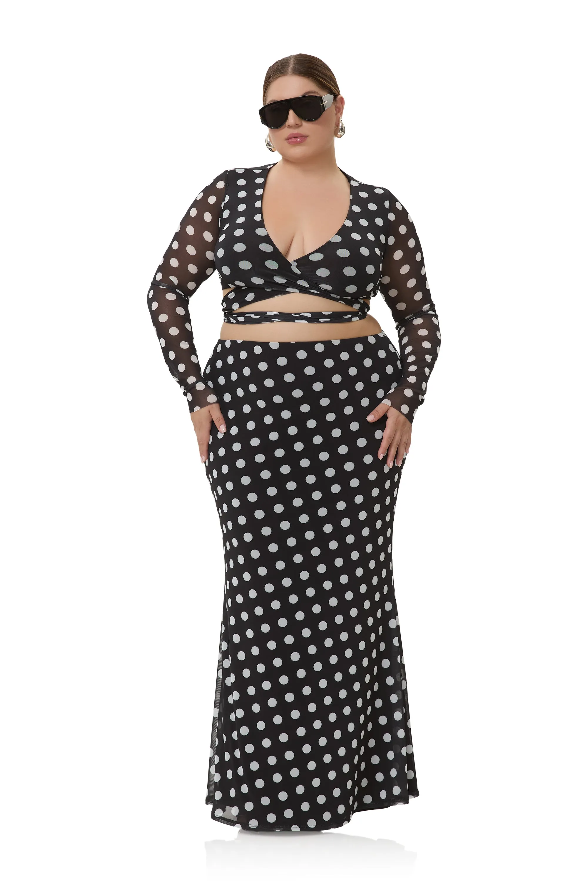 Halsey Top - Diagonal Dot sold by AFRM product image thumbnail 2