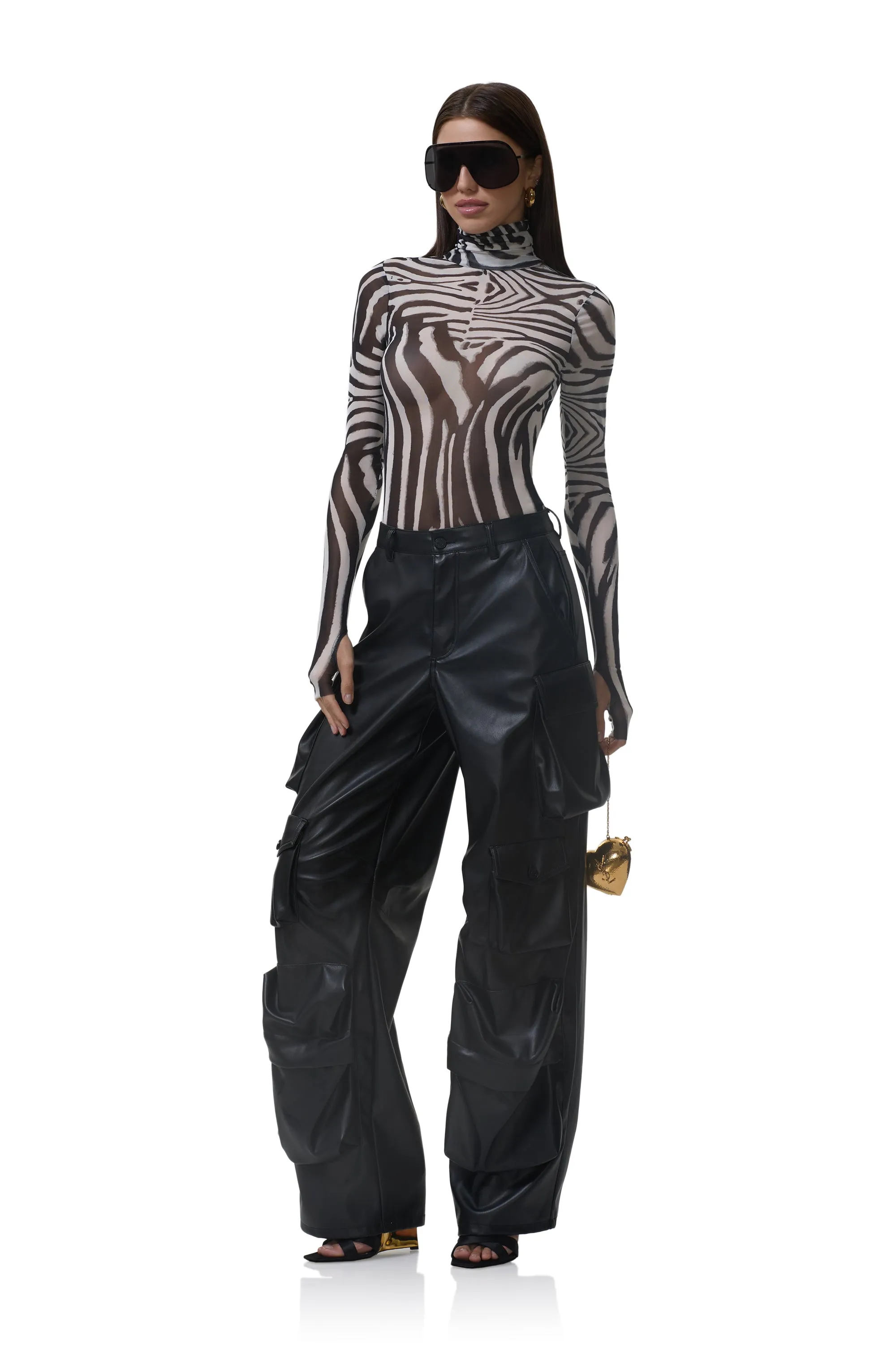 Zadie Top - Blanc Zebra sold by AFRM