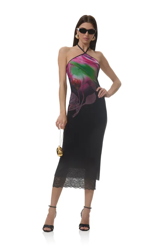 Brooklyn Dress - Pink Peony Blur sold by AFRM