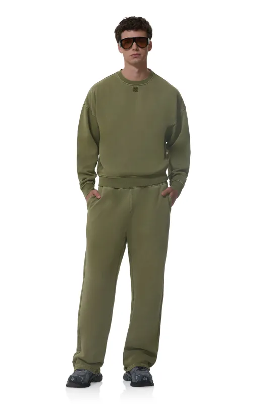 Finely Straight Leg Sweatpant - Avocado sold by AFRM