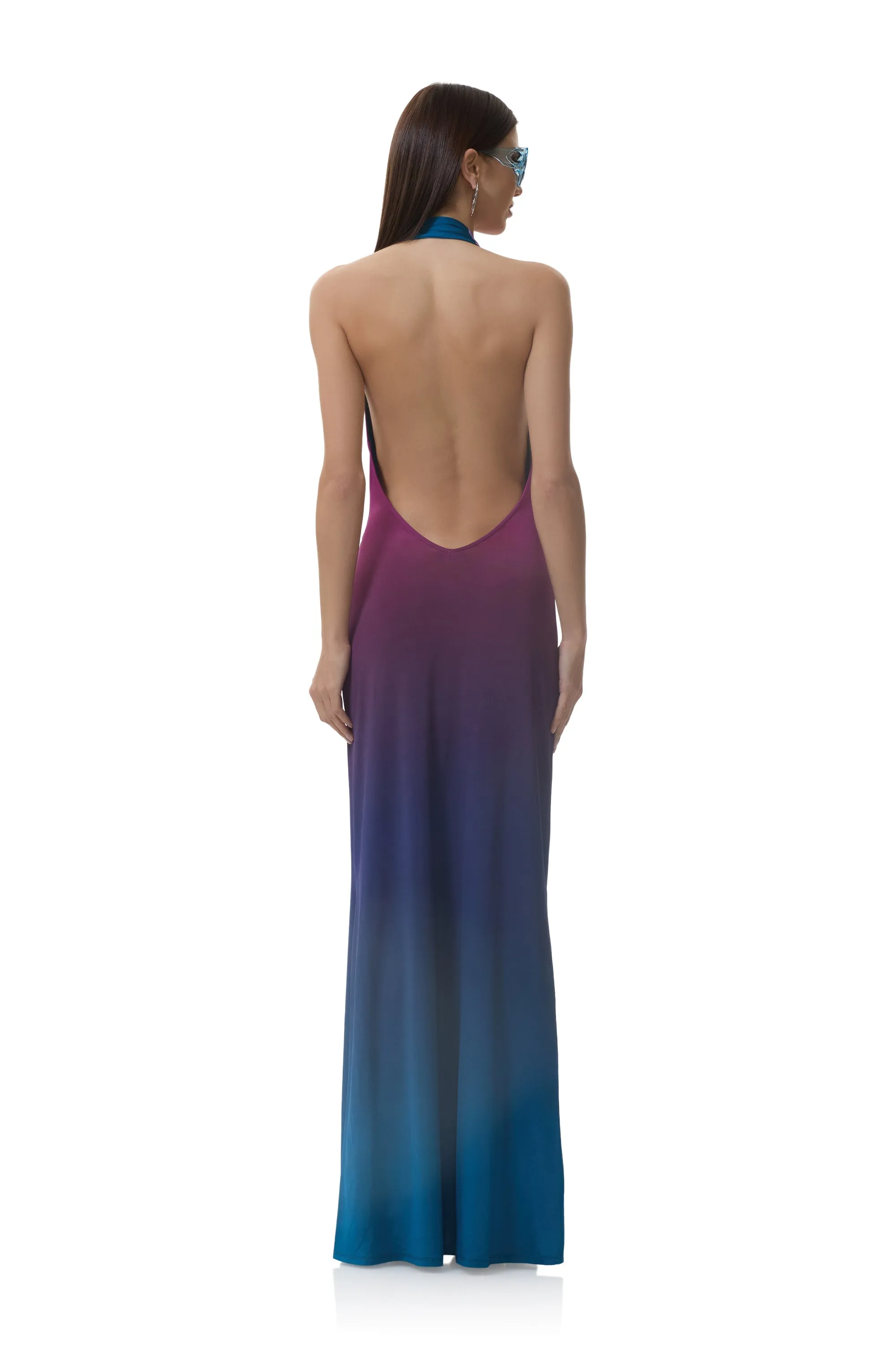 Imade Dress - Midnight Ombre sold by AFRM product image thumbnail 4