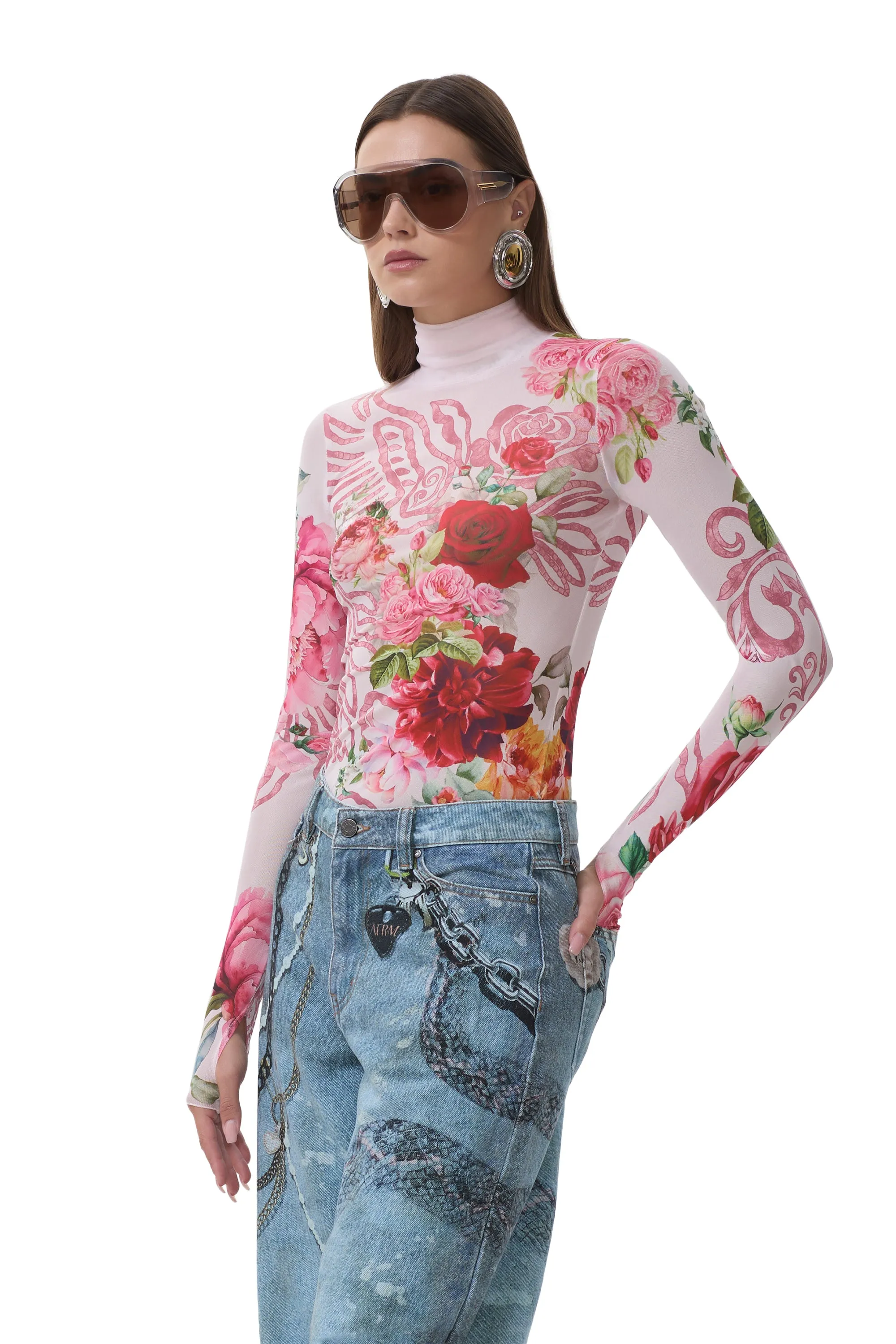 Zadie Top - Wing Rose sold by AFRM product image thumbnail 3