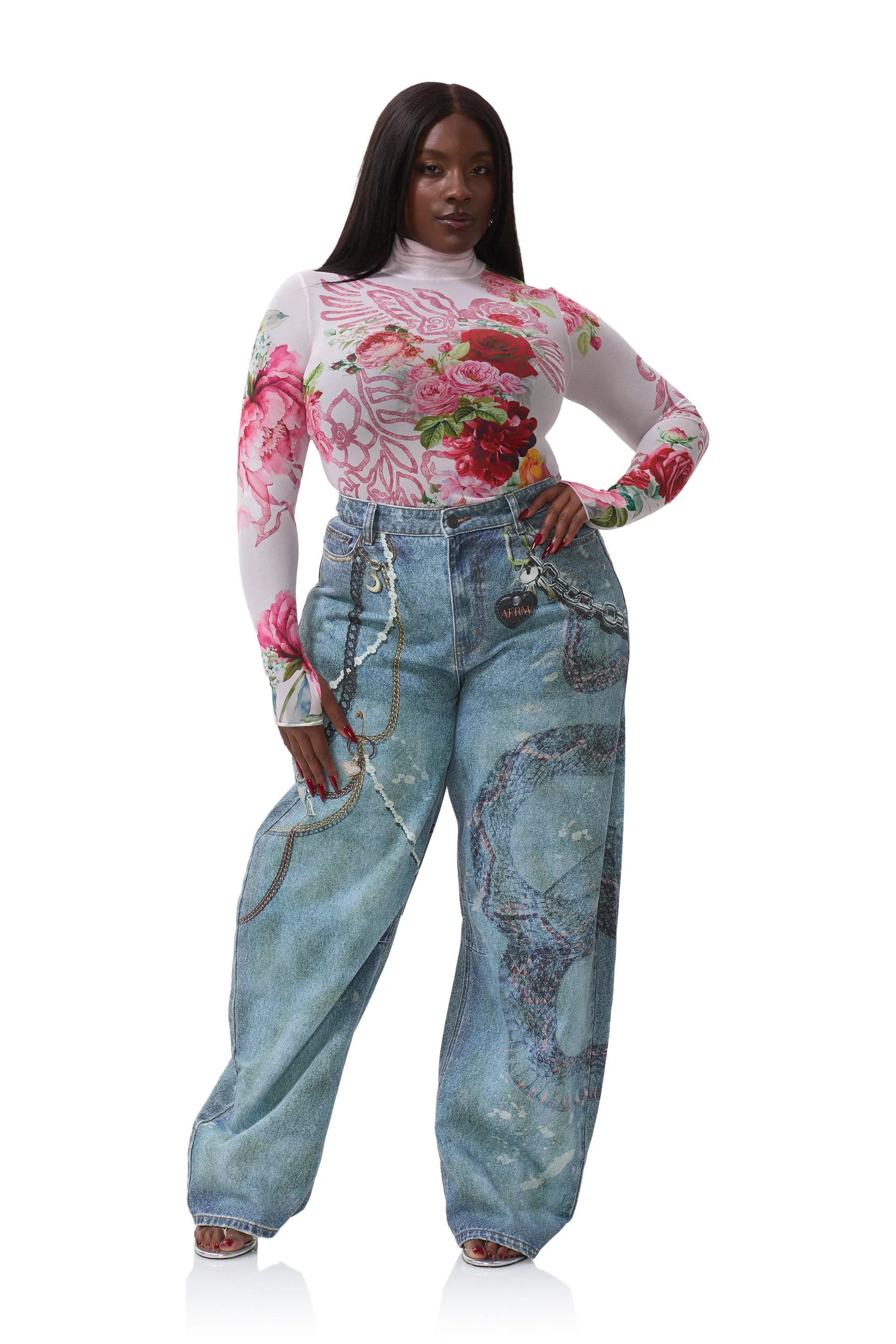 Zadie Top - Wing Rose sold by AFRM product image thumbnail 2