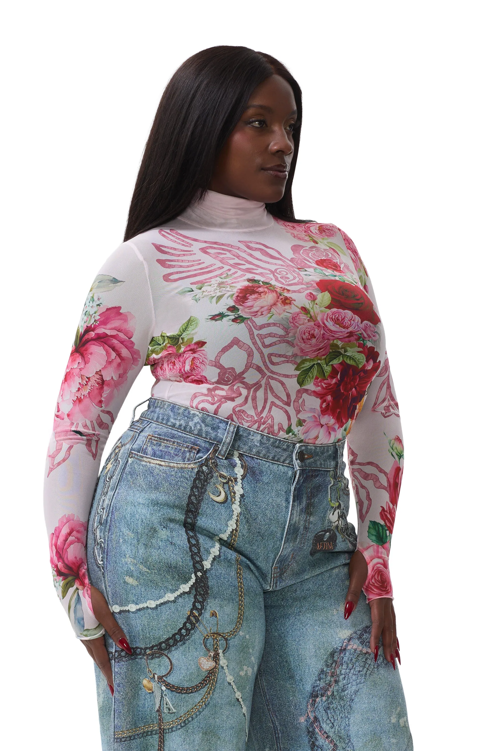 Zadie Top - Wing Rose sold by AFRM product image thumbnail 4