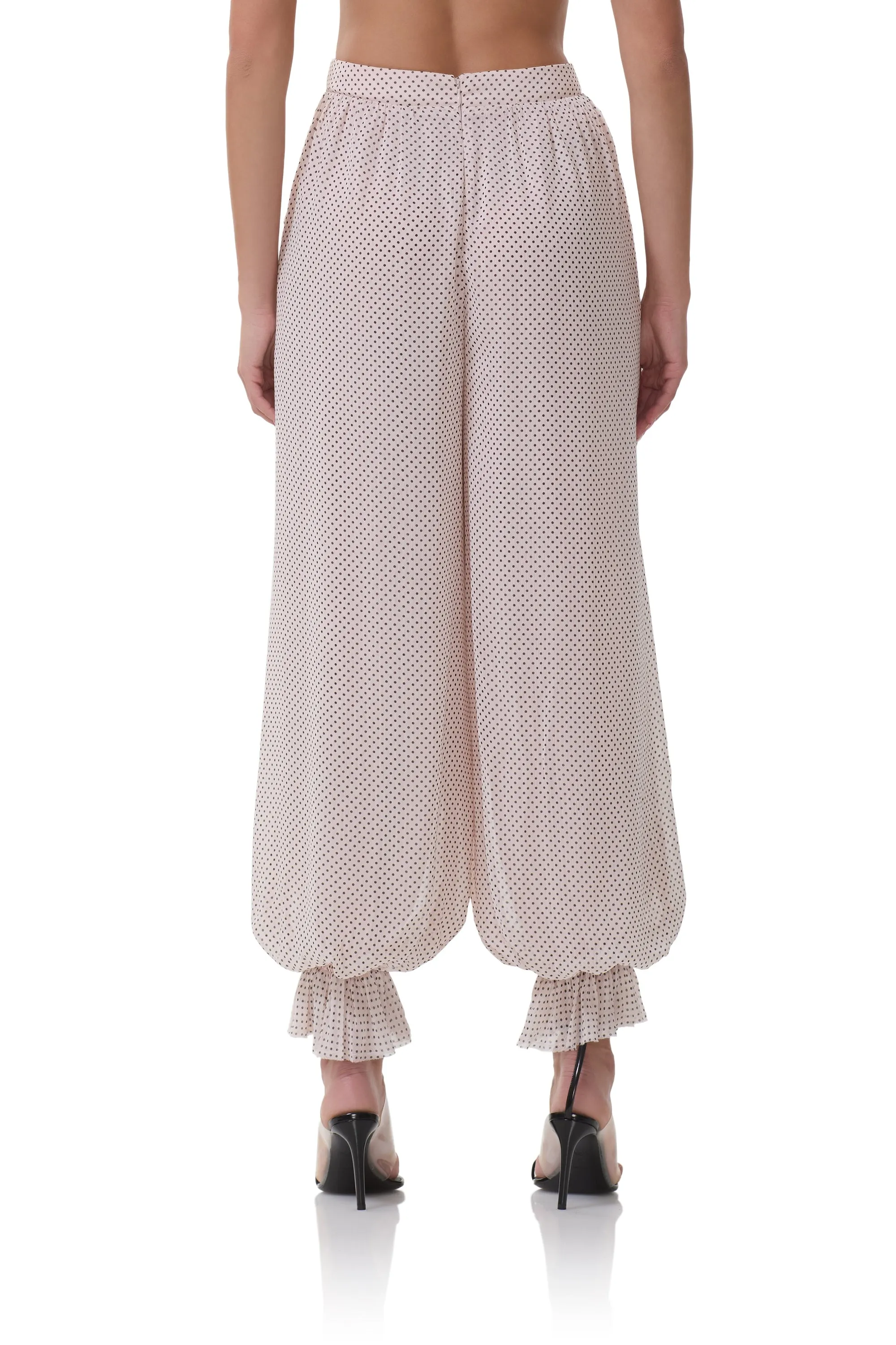 James Pant - Mauve Pin Dot sold by AFRM product image thumbnail 5
