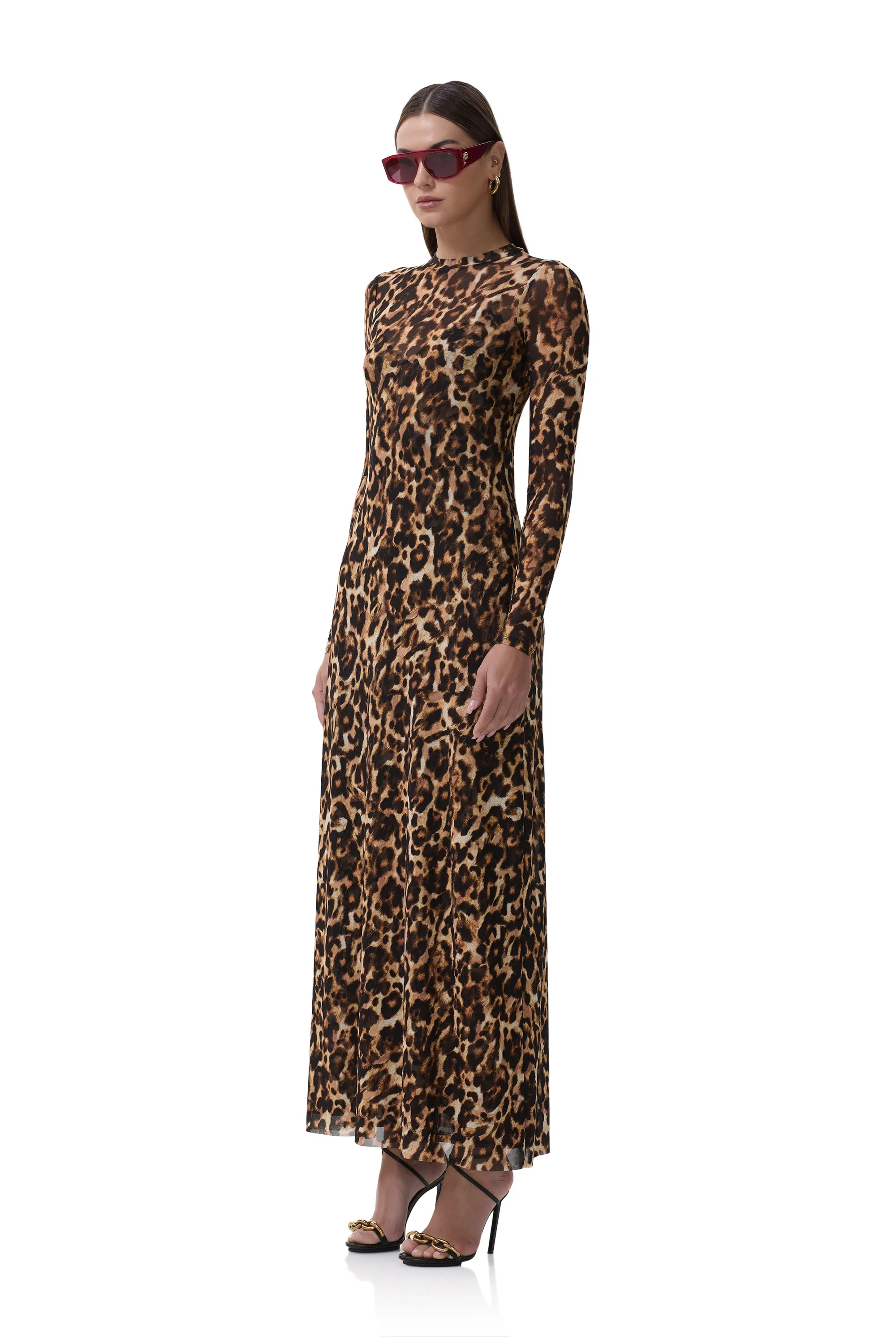 Paola Dress - Winter Animal sold by AFRM product image thumbnail 5