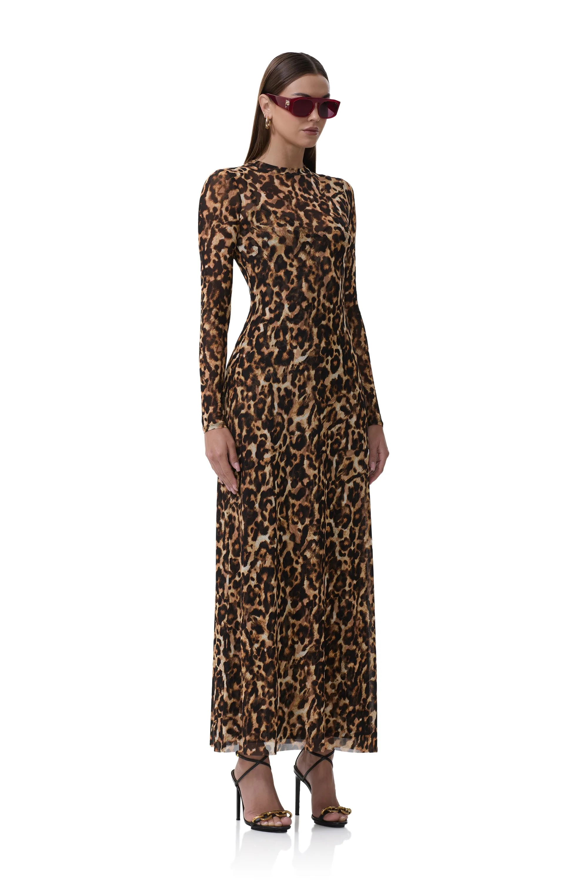 Paola Dress - Winter Animal sold by AFRM product image thumbnail 3