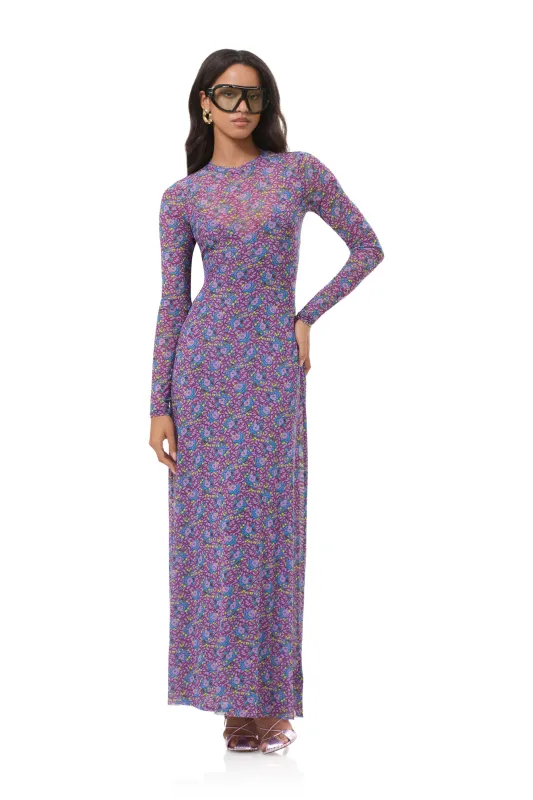 Paola Dress - Retro Ditsy made by AFRM