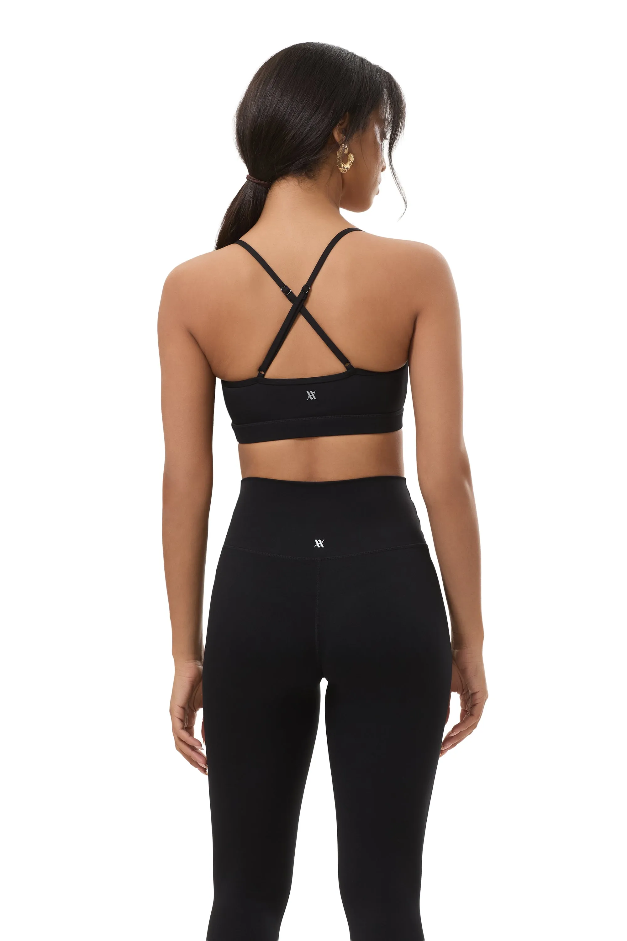 Olina Active Sports Bra - Noir sold by AFRM product image thumbnail 4