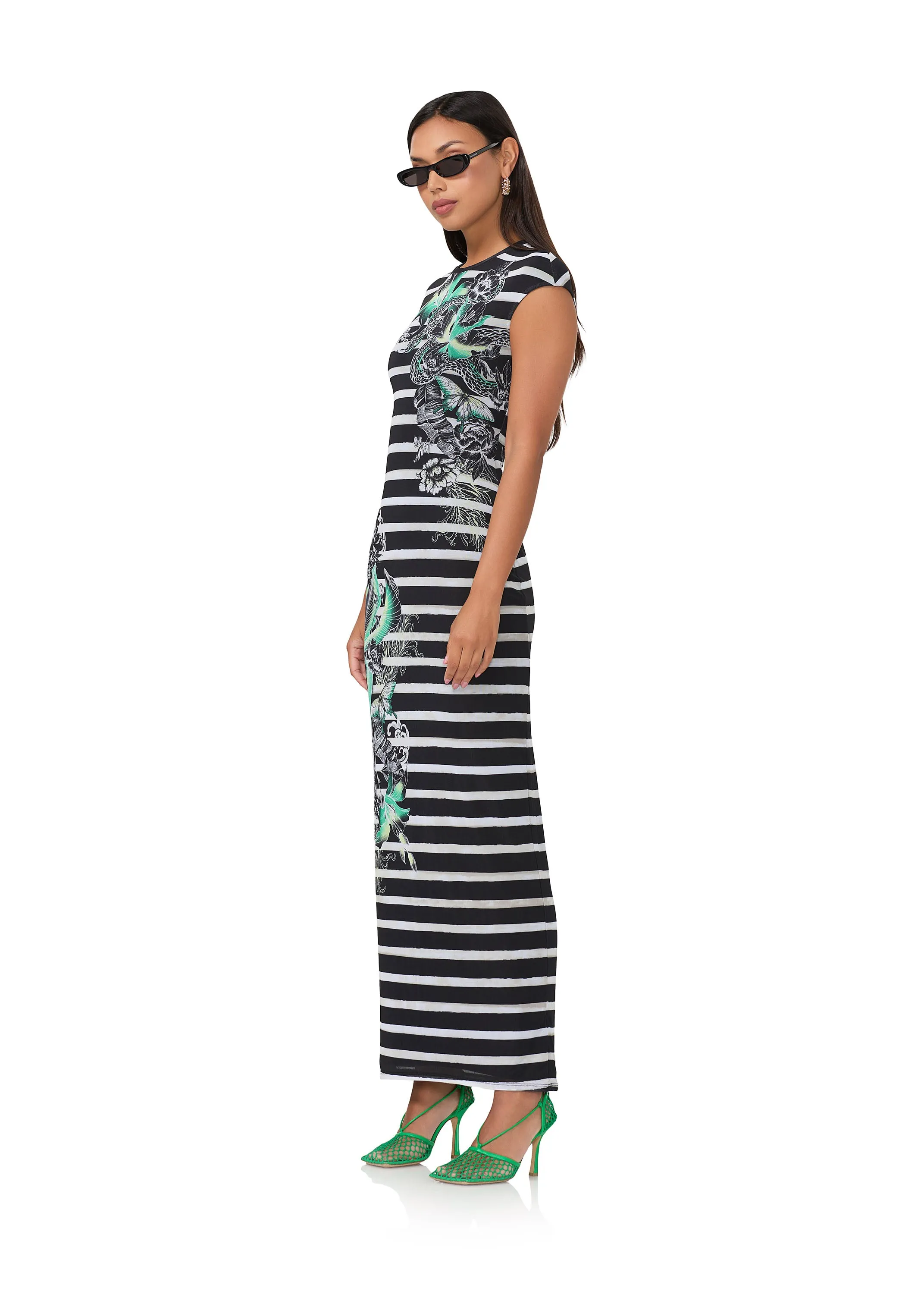 Cody Maxi Dress - Tattoo Stripe sold by AFRM product image thumbnail 3