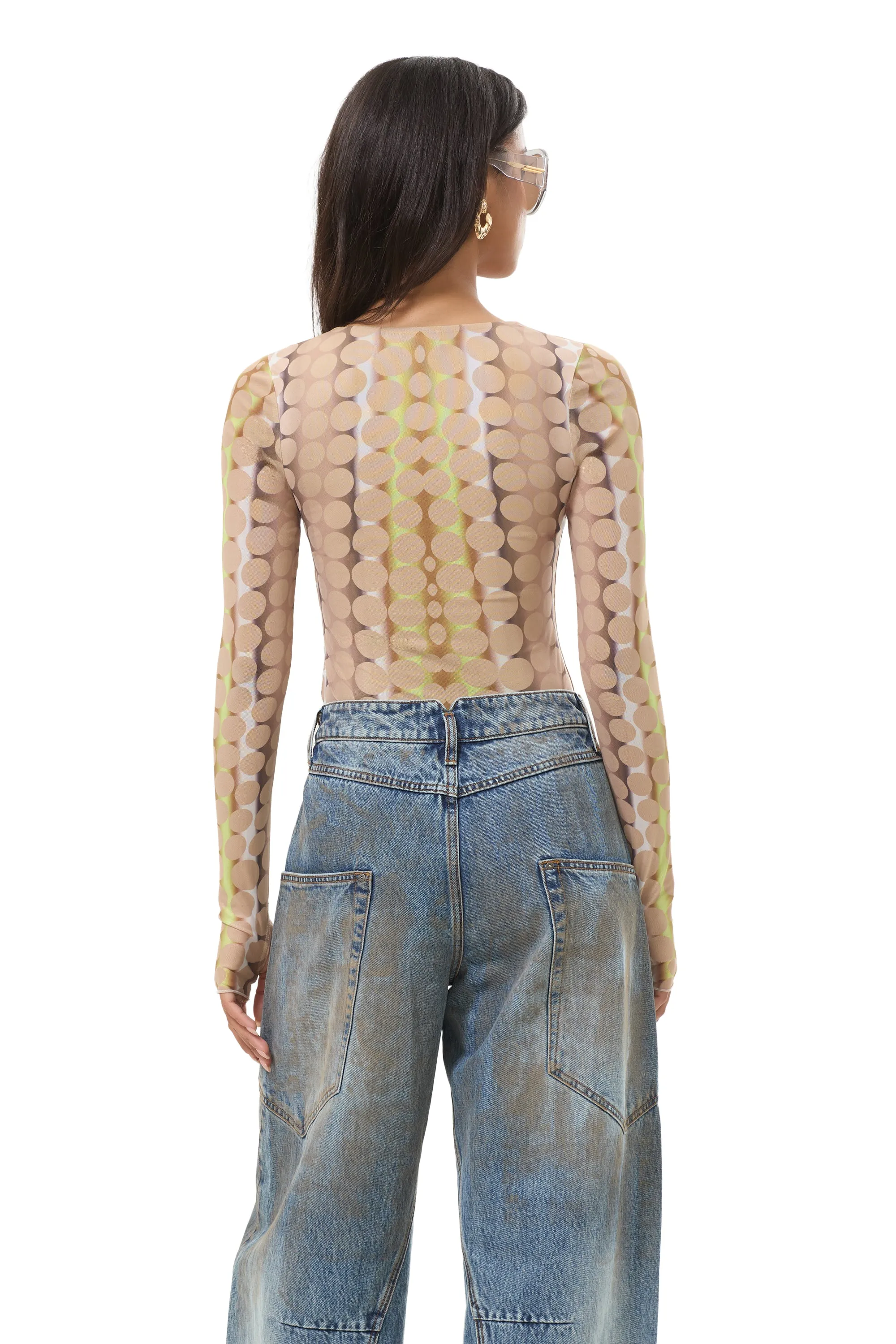 Ines Top - Tonal Dot sold by AFRM product image thumbnail 4