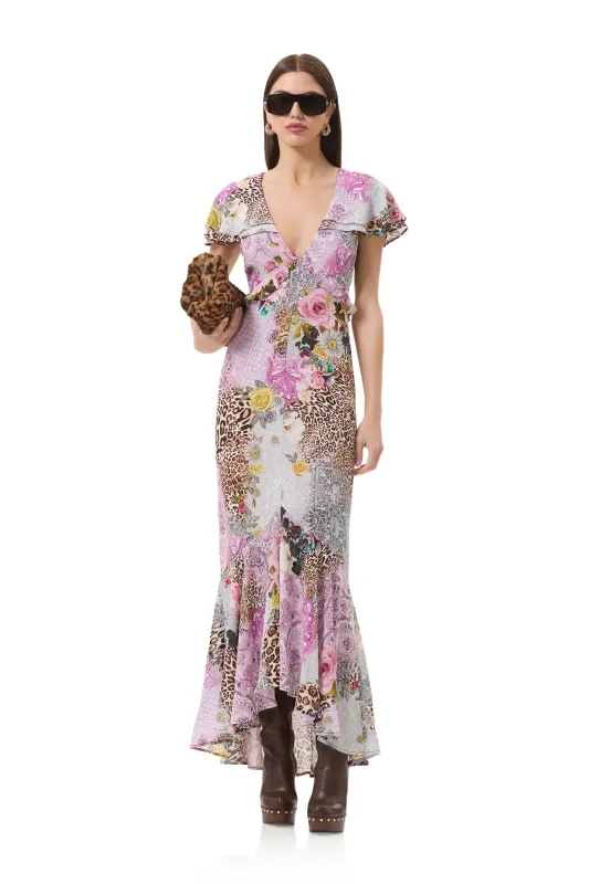 Hemant Dress - Natural Patchwork made by AFRM