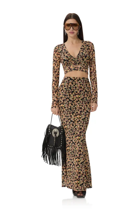 Halsey Top - Bright Bloom made by AFRM