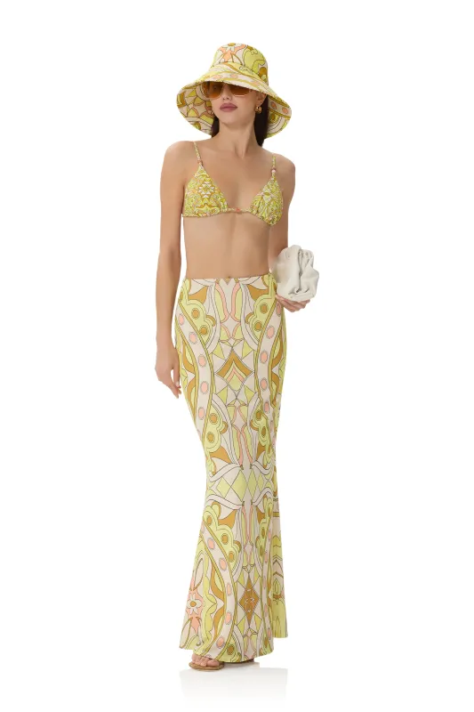 Tegan Skirt - Geo Scarf made by AFRM