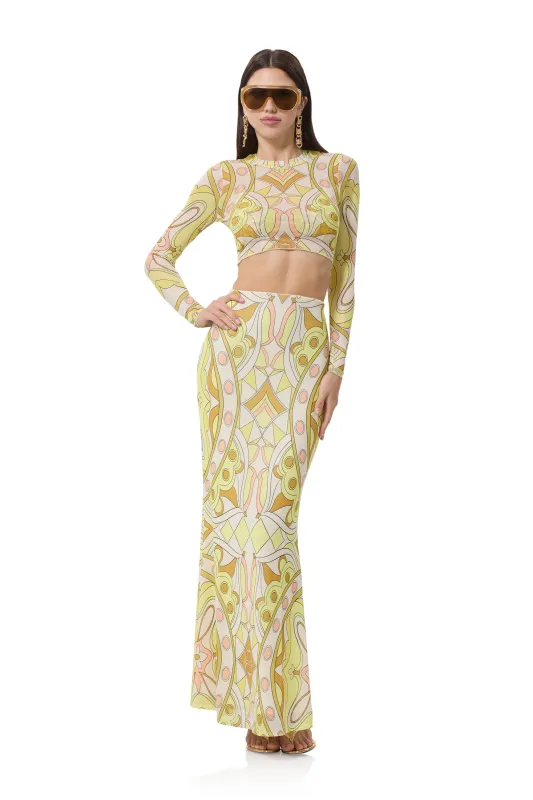 Hardin Top - Geo Scarf made by AFRM