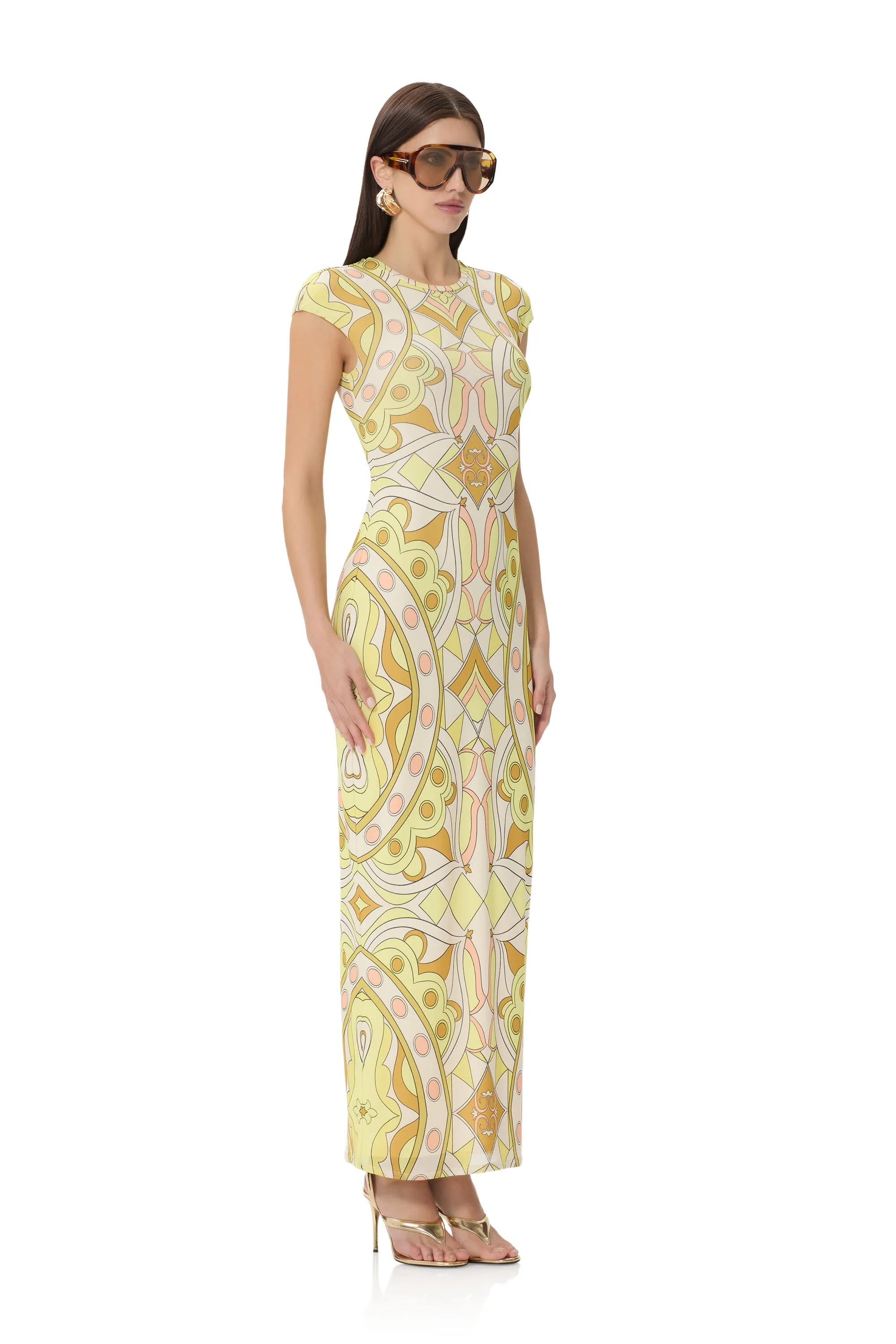 Cody Dress - Geo Scarf sold by AFRM product image thumbnail 2