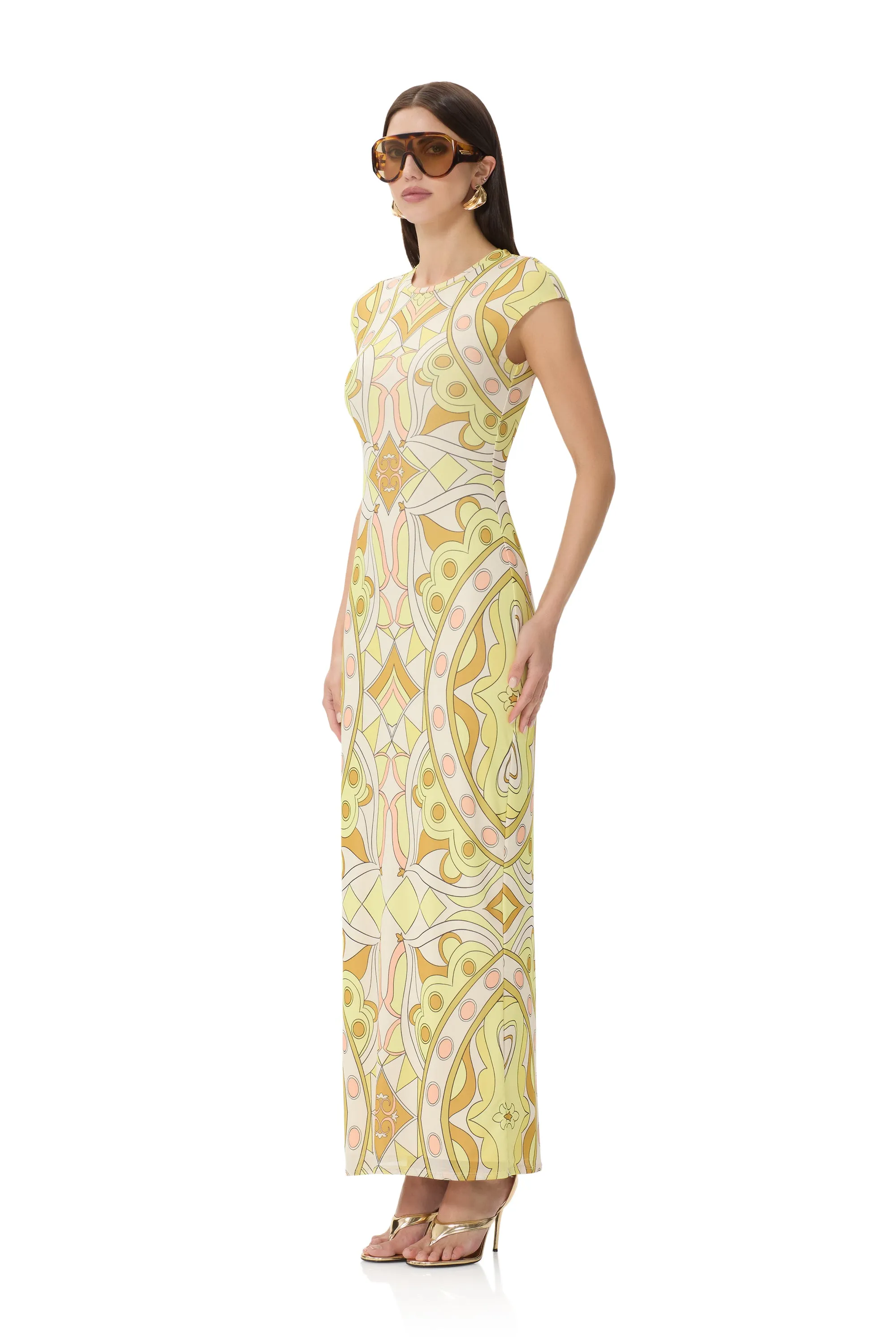 Cody Dress - Geo Scarf sold by AFRM product image thumbnail 3
