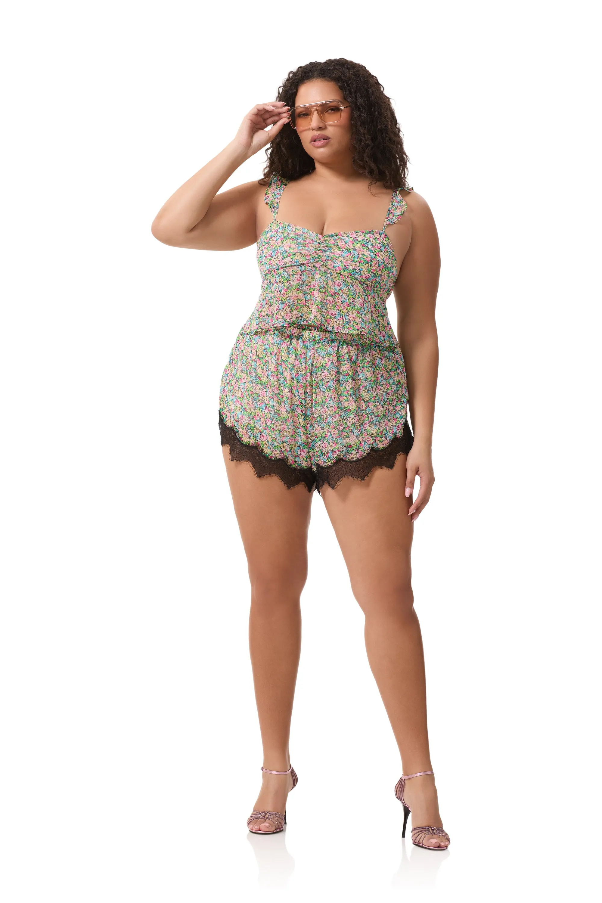 Aisha Top - Candy Ditsy sold by AFRM product image thumbnail 2
